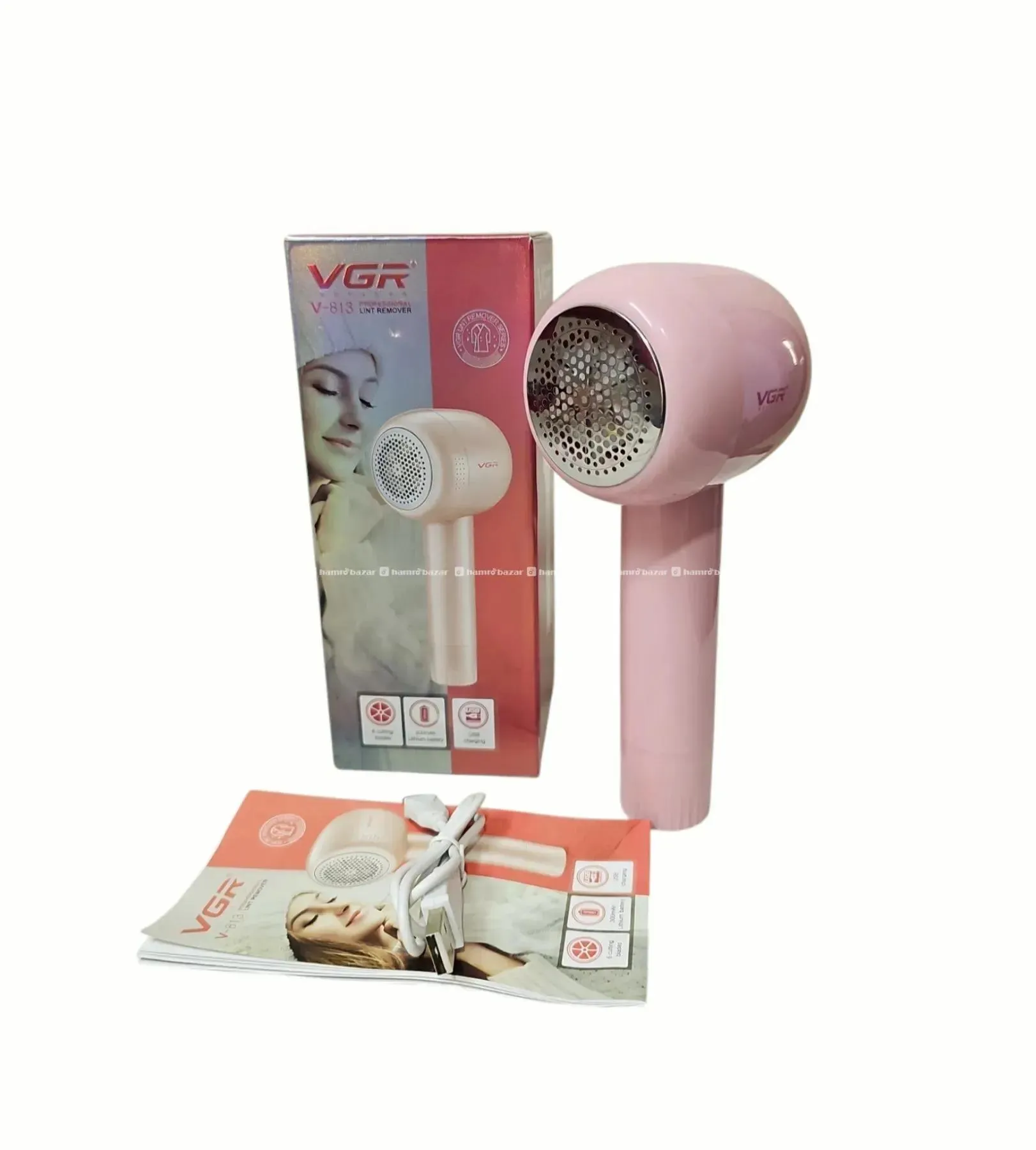 VGR V-813 Professional Rechargeable Lint Remover 3