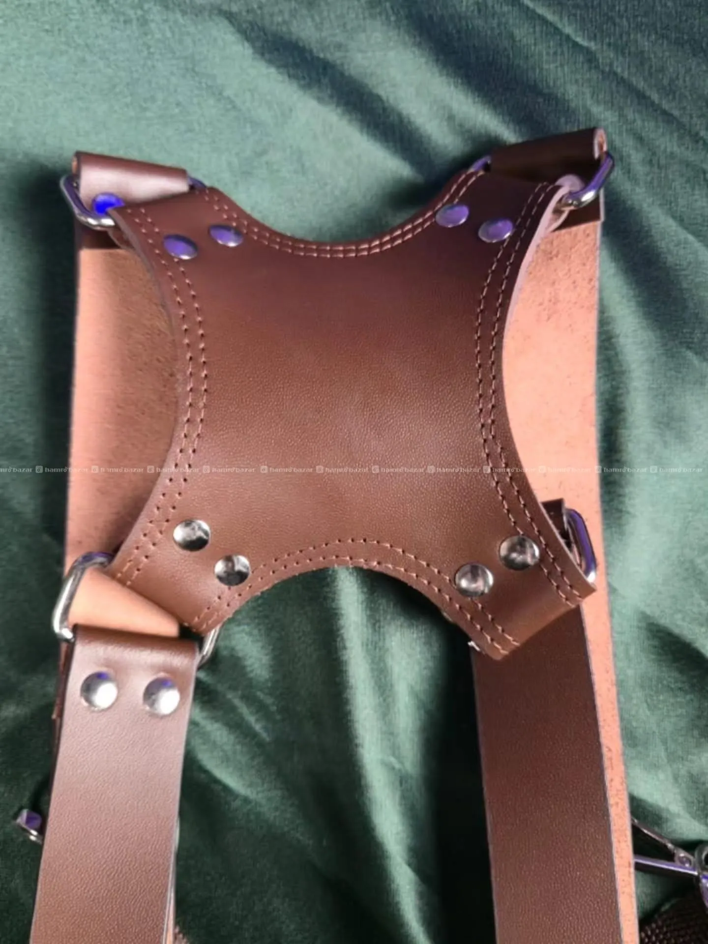 Dual Camera Leather Harness Strap 3