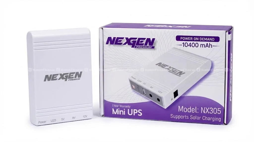 Nexgen Premium NX305 Mini UPS 10400mAh For Router 3