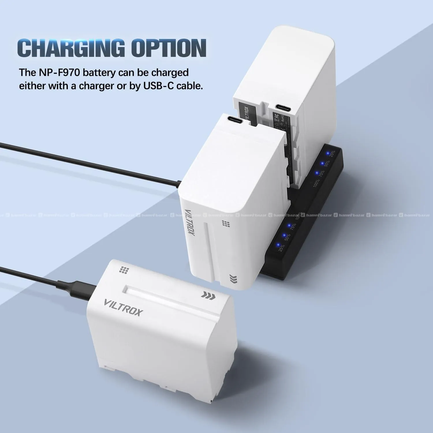 Viltrox NP-F Series Battery (6600mAh) 2