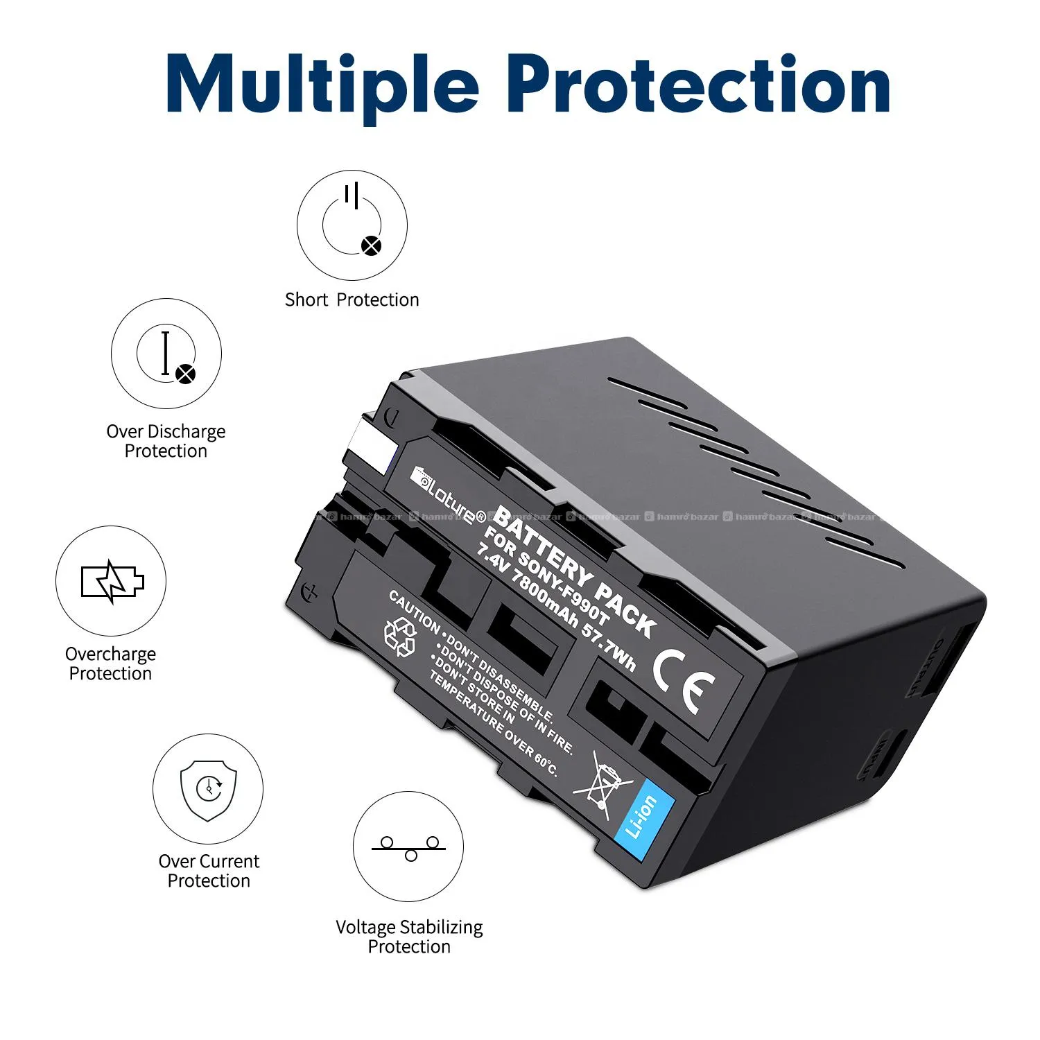 Mamen Original NP-F970 / NP-F990T Battery 5
