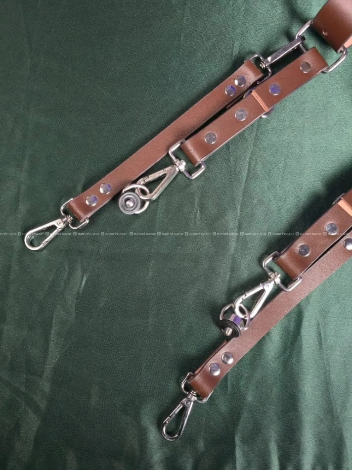 Dual Camera Leather Harness Strap 7