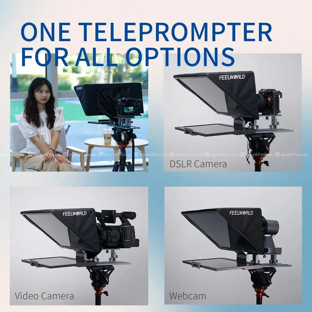 FEELWORLD TP16 16" Portable Teleprompter 2