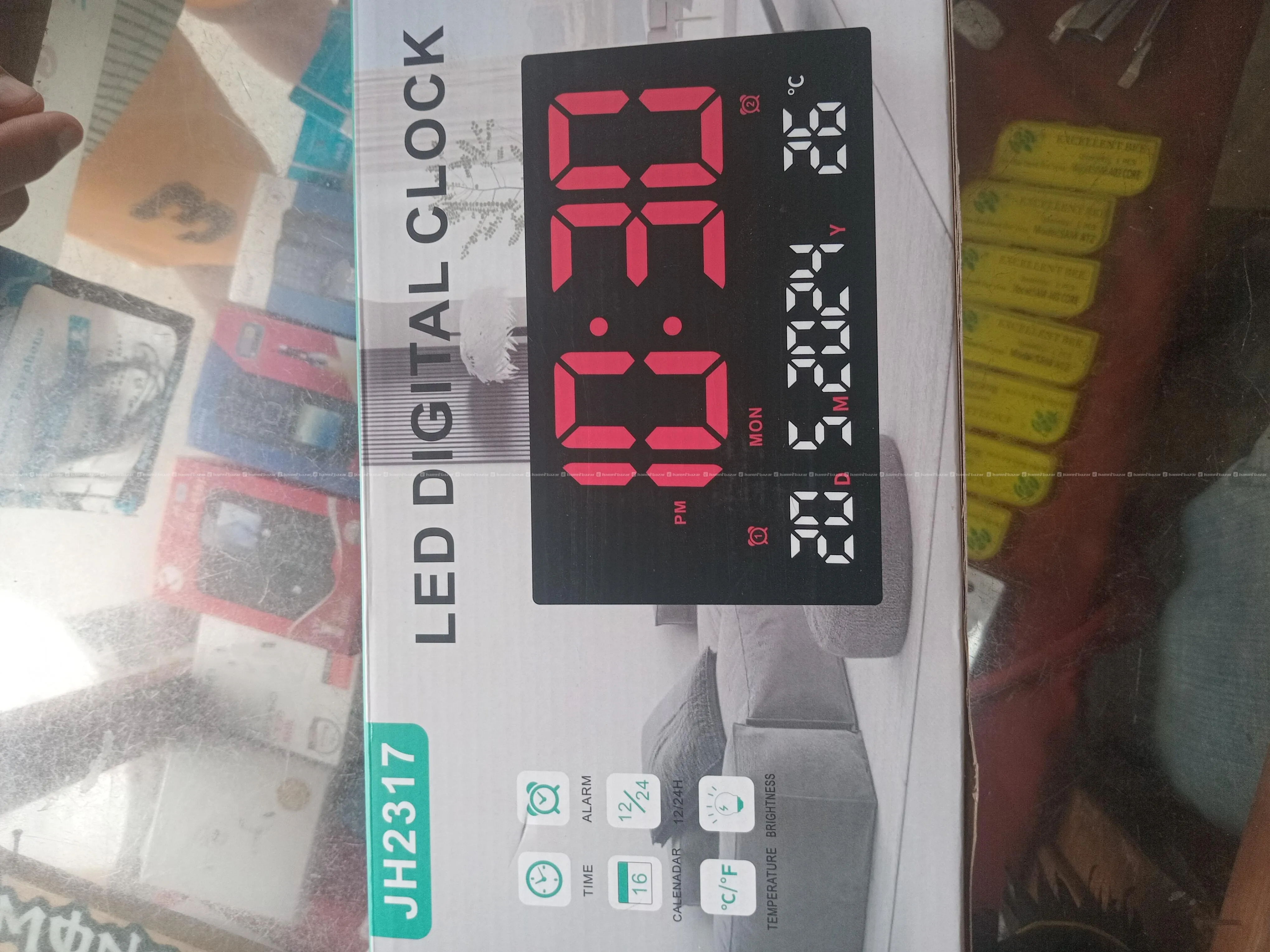 led digital  wall watch 2