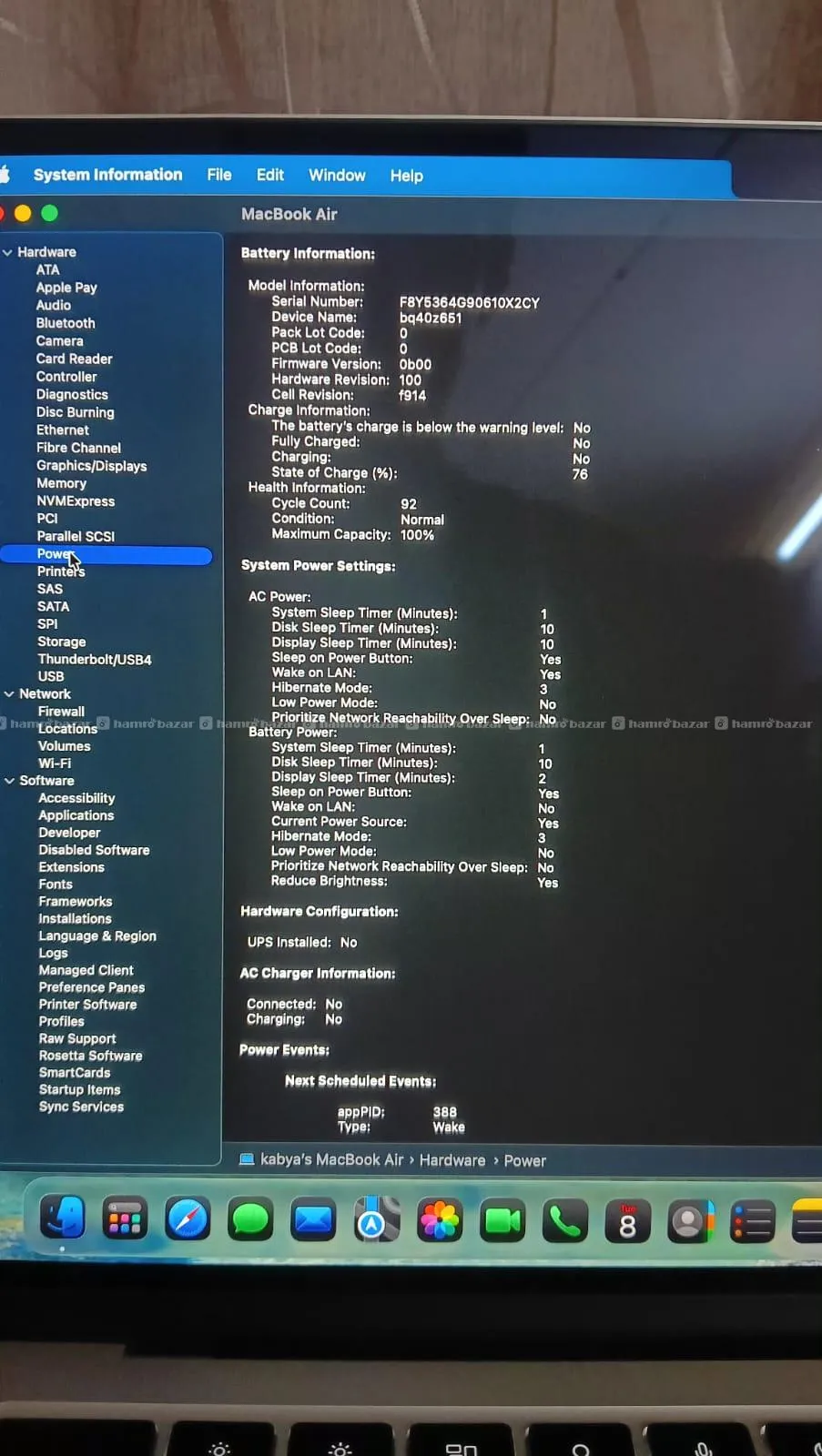 MacBook Air M2 | 16 gb ram | 100% battery health 7