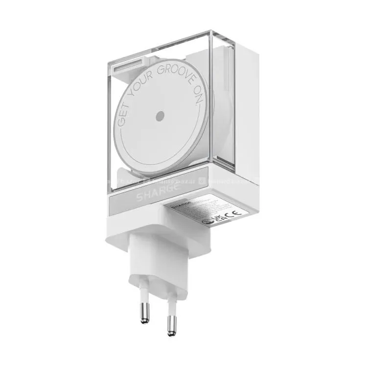 SHARGE Retractable 65W Charger | 2-Port GaN 4