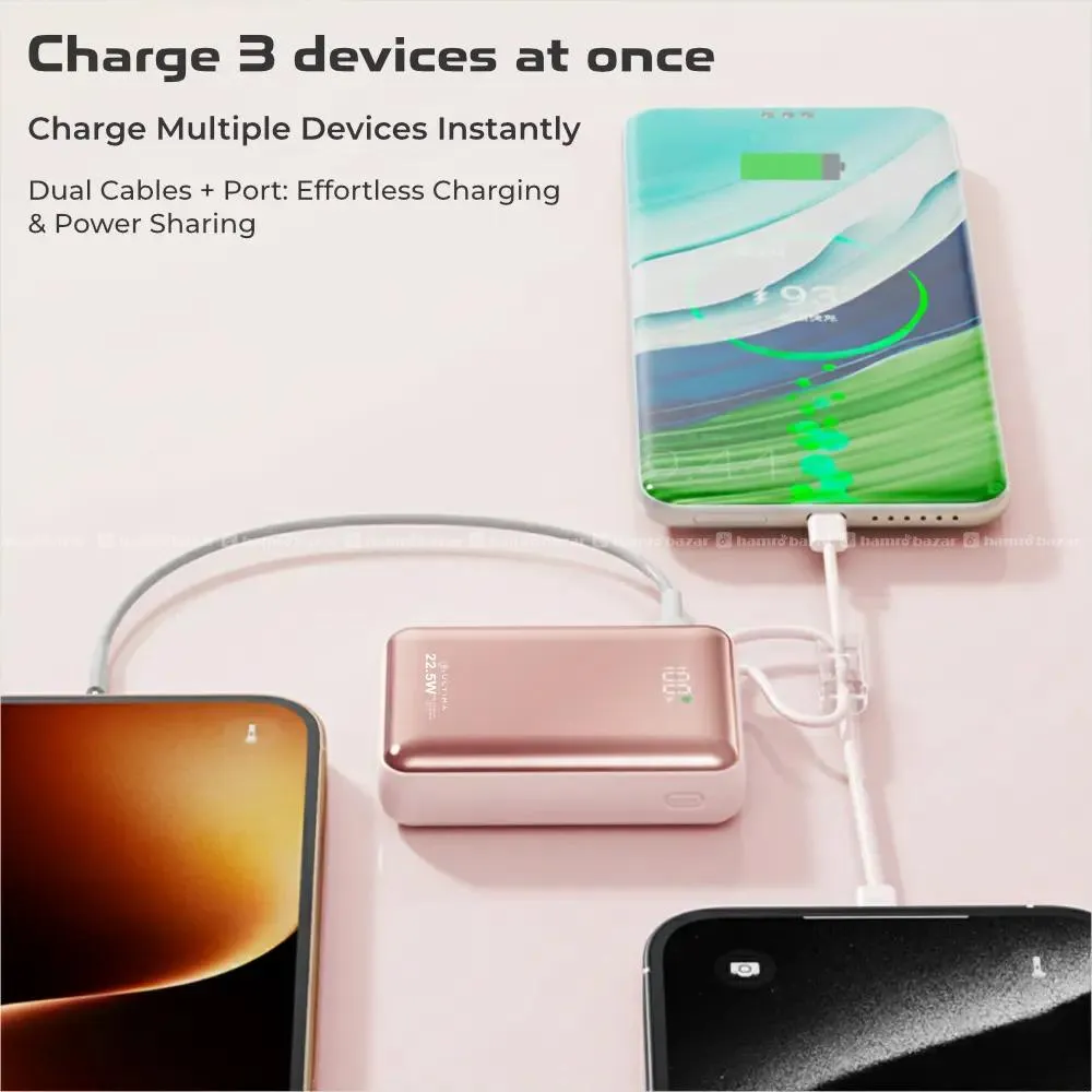 Ultima Boost 20K Mini Powerbank 22.5 Watt 5