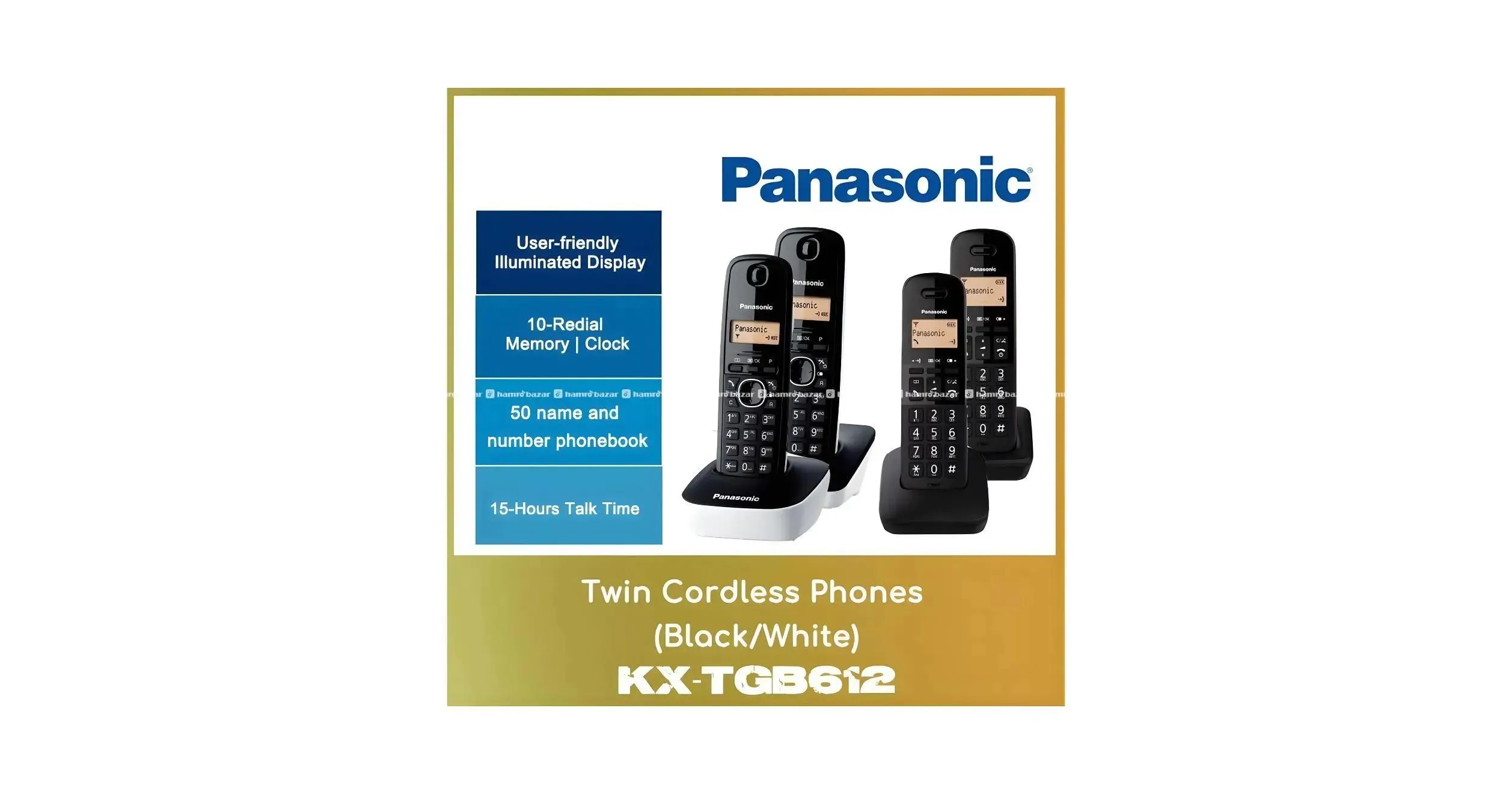 Pansonic cordless phone KXT612 panasonic landline 2