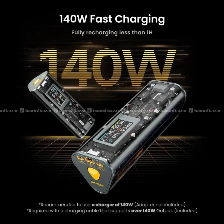 Shargeek 170 24000mAh Power Bank | 170W 3