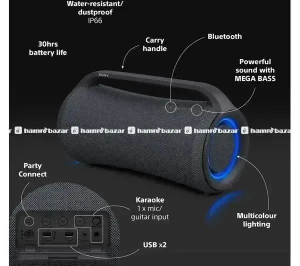 Sony XG500 Party Bluetooth Speaker Sony Sony speak 2