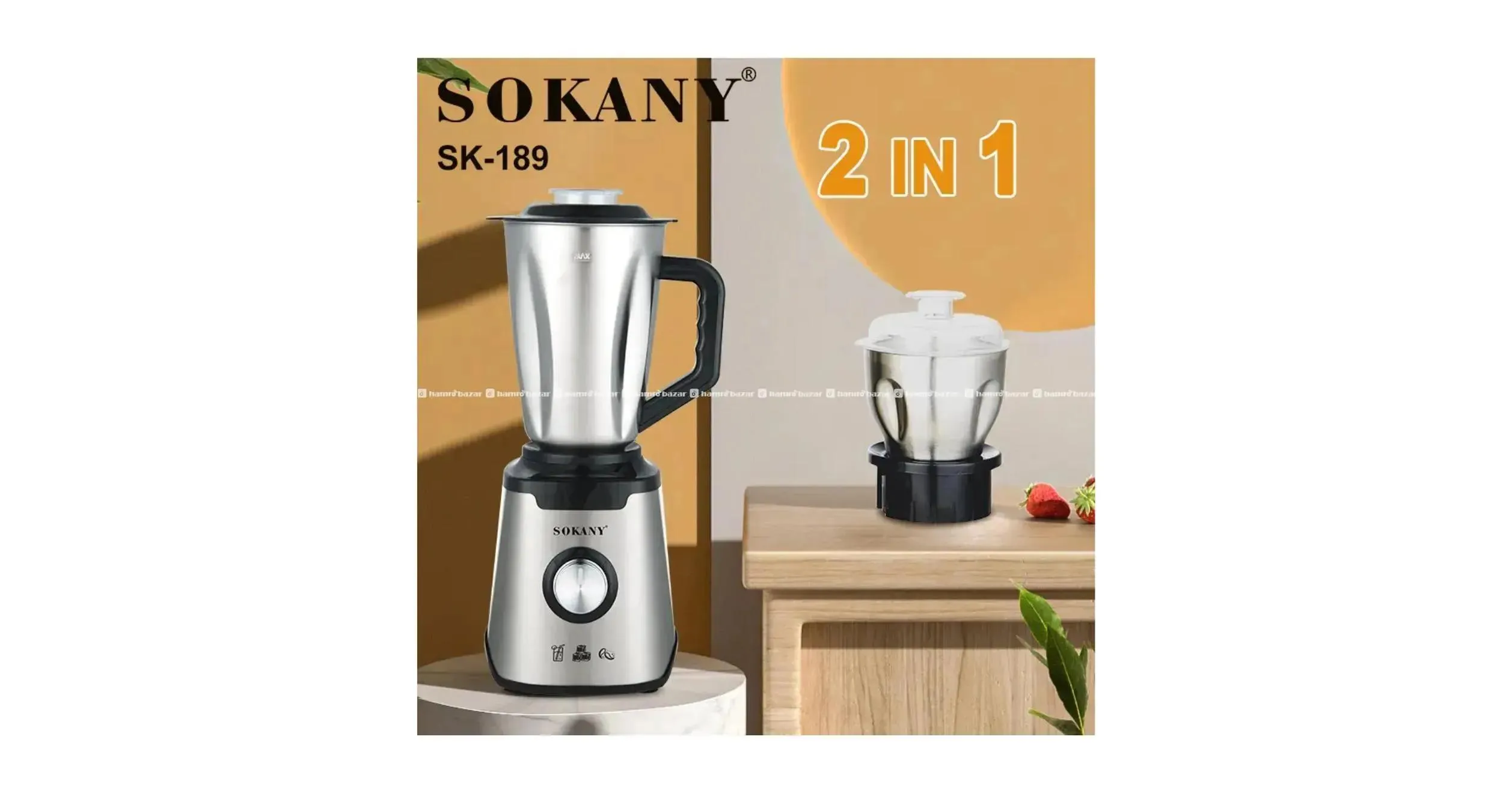 Sokany blender 2in1 (SK-189) Sokany blender sokany 2