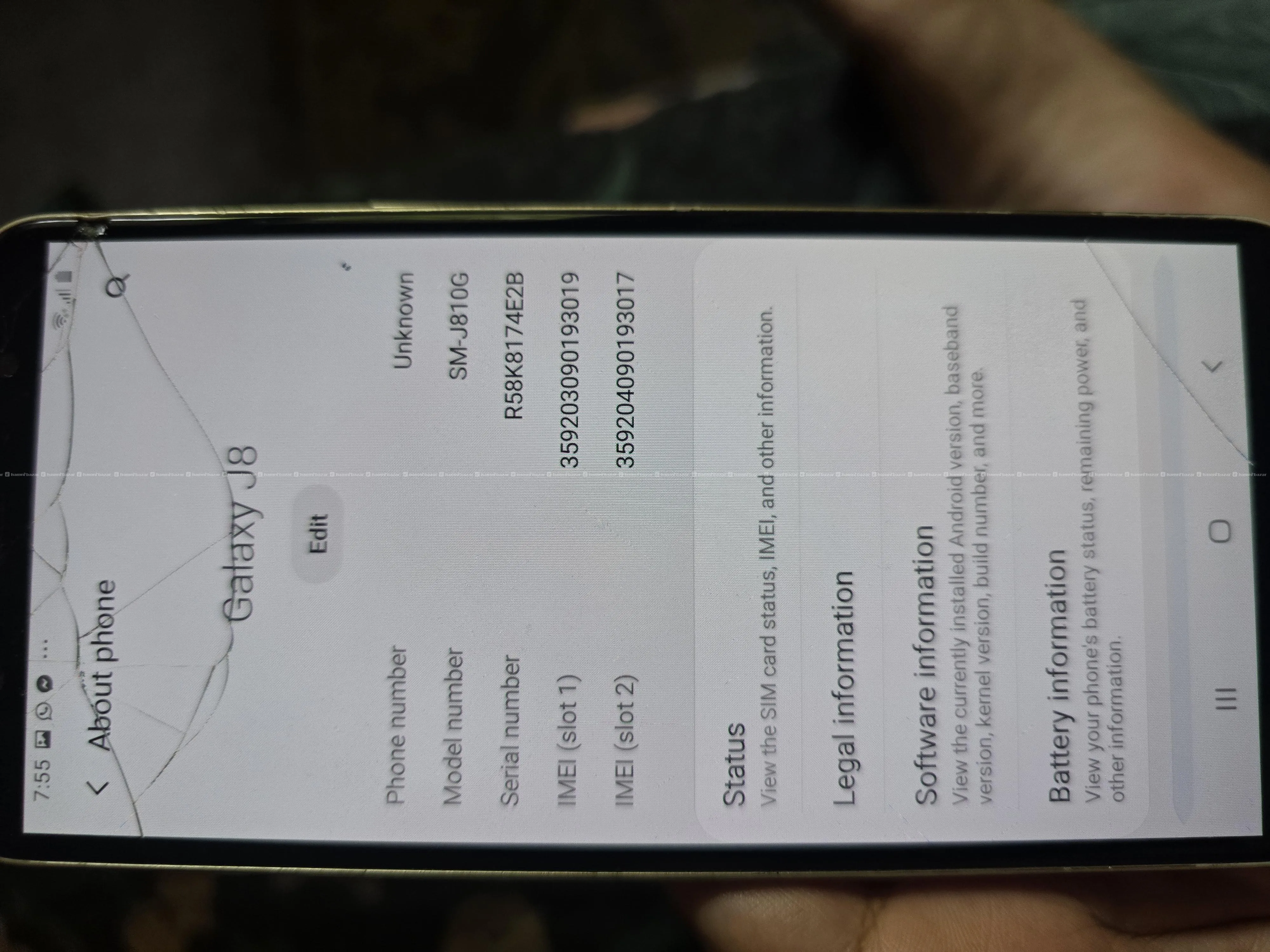 Samsung J8 64 GB 6