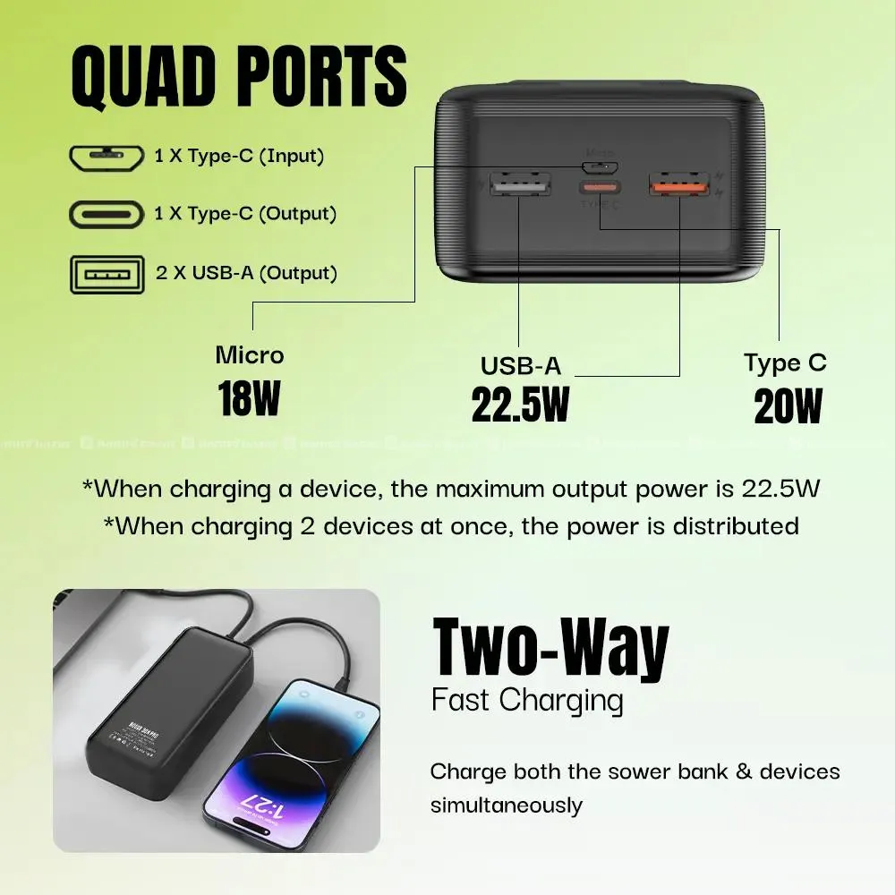 Ultima Boost 30K Pro Powerbank QC 3.0 22.5 Watt 4