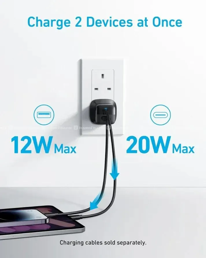 Anker 323 Dual-Port 33W Fast Charger 2