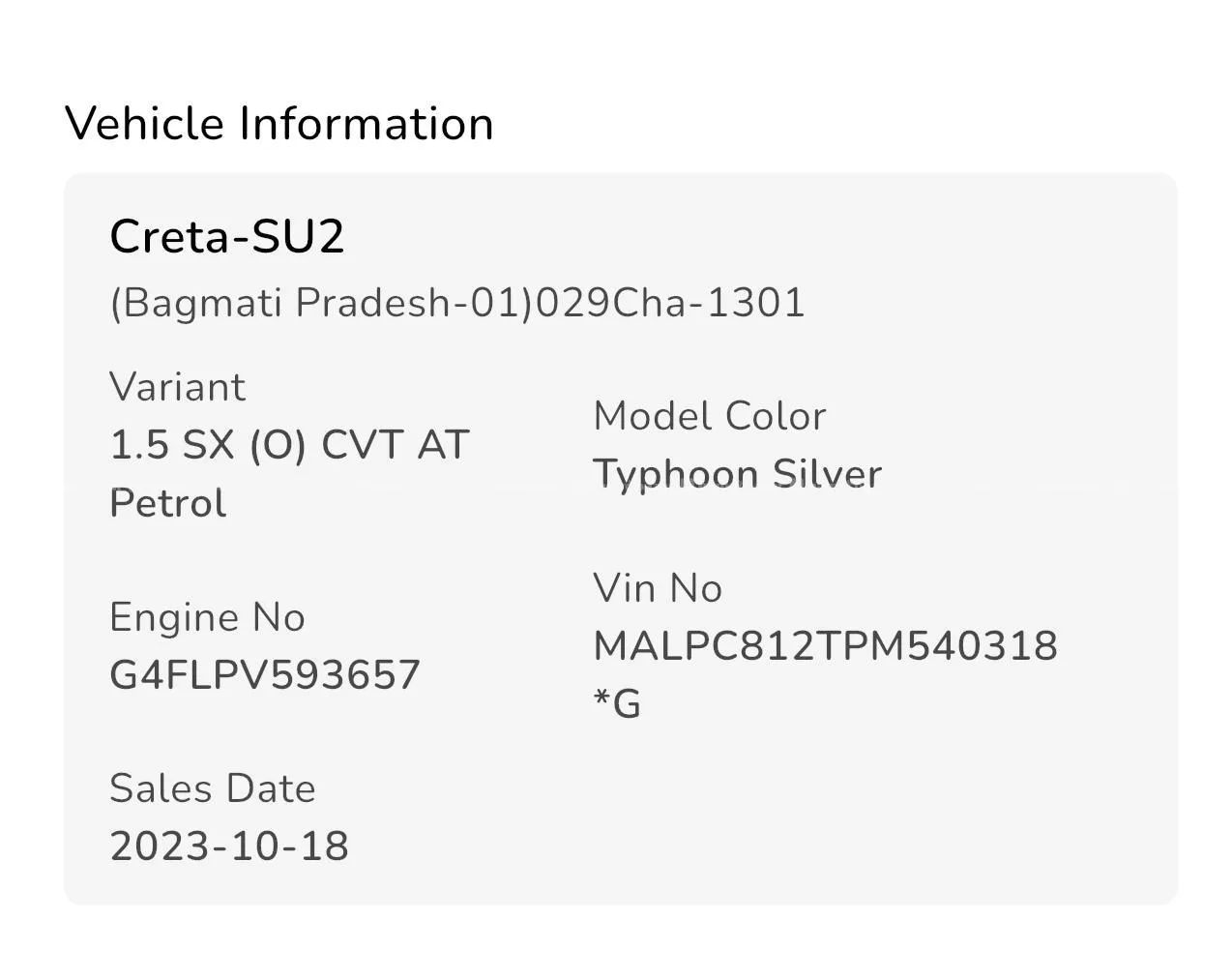 Creta 2023 SX(O) Auto - India Made 5