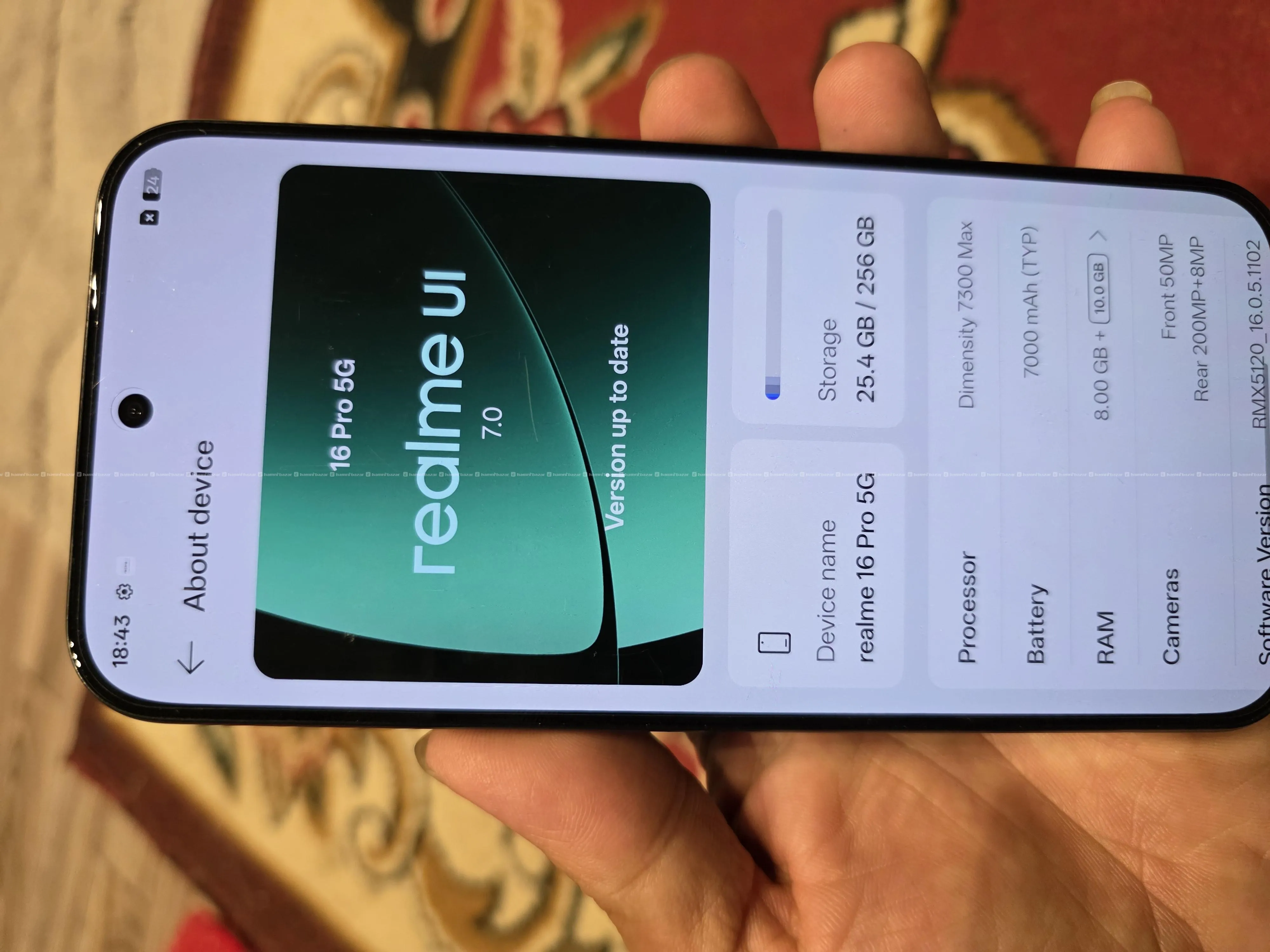 realme 16 pro 5G 8.256gb fresh 2