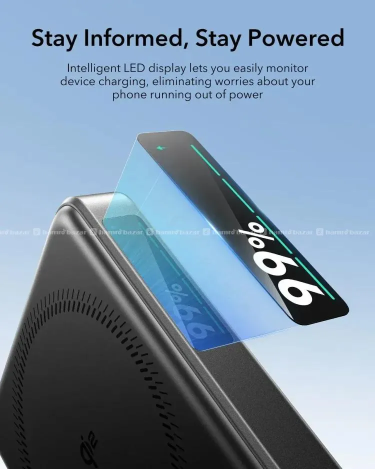 ESR Qi2 MagSlim 5000mAh Kickstand Power Bank 4