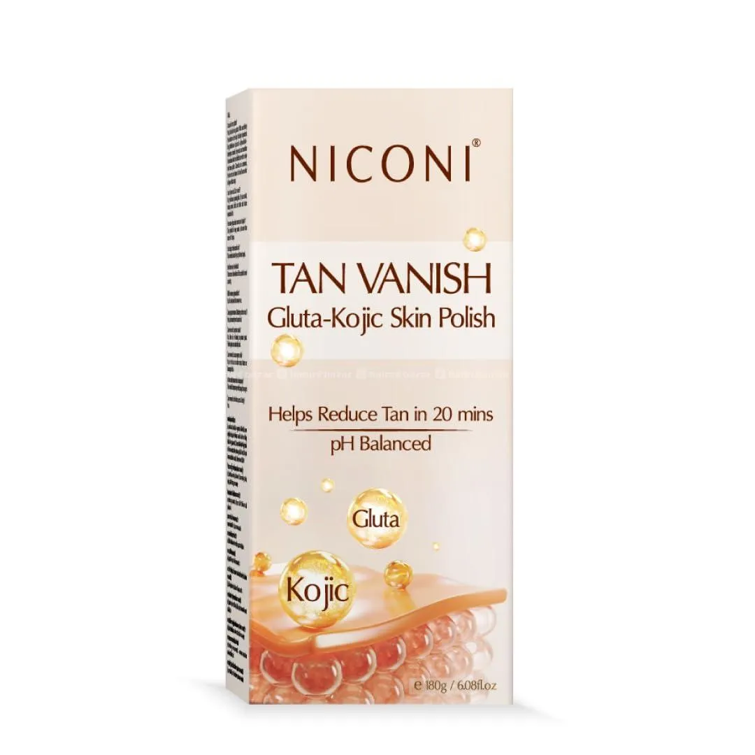 Niconi Tan Vanish Gluta Kojiz Skin Polish 180g 3