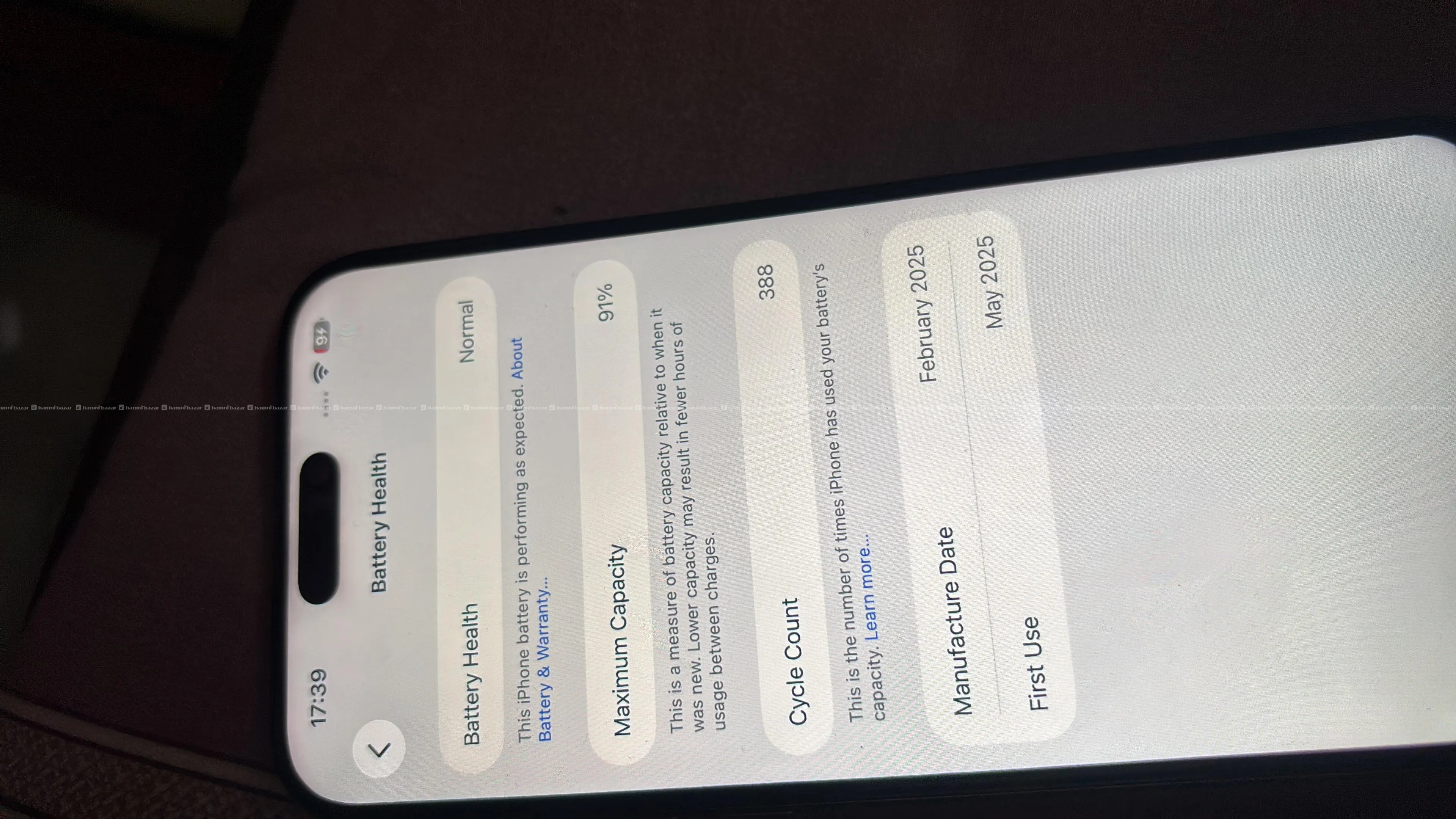 iphone 16 pro max 256Gb 91 Bh 2