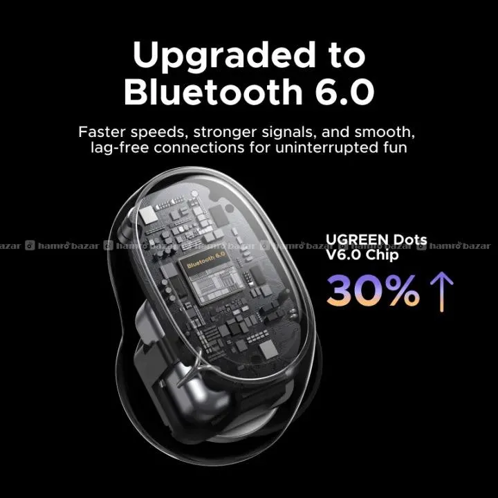 Ugreen Dots Earphone Bluetoth 6.0 5