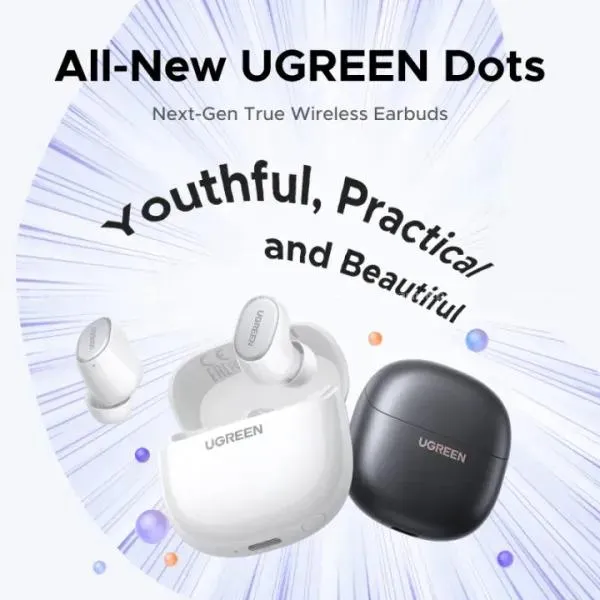 Ugreen Dots Earphone Bluetoth 6.0 2