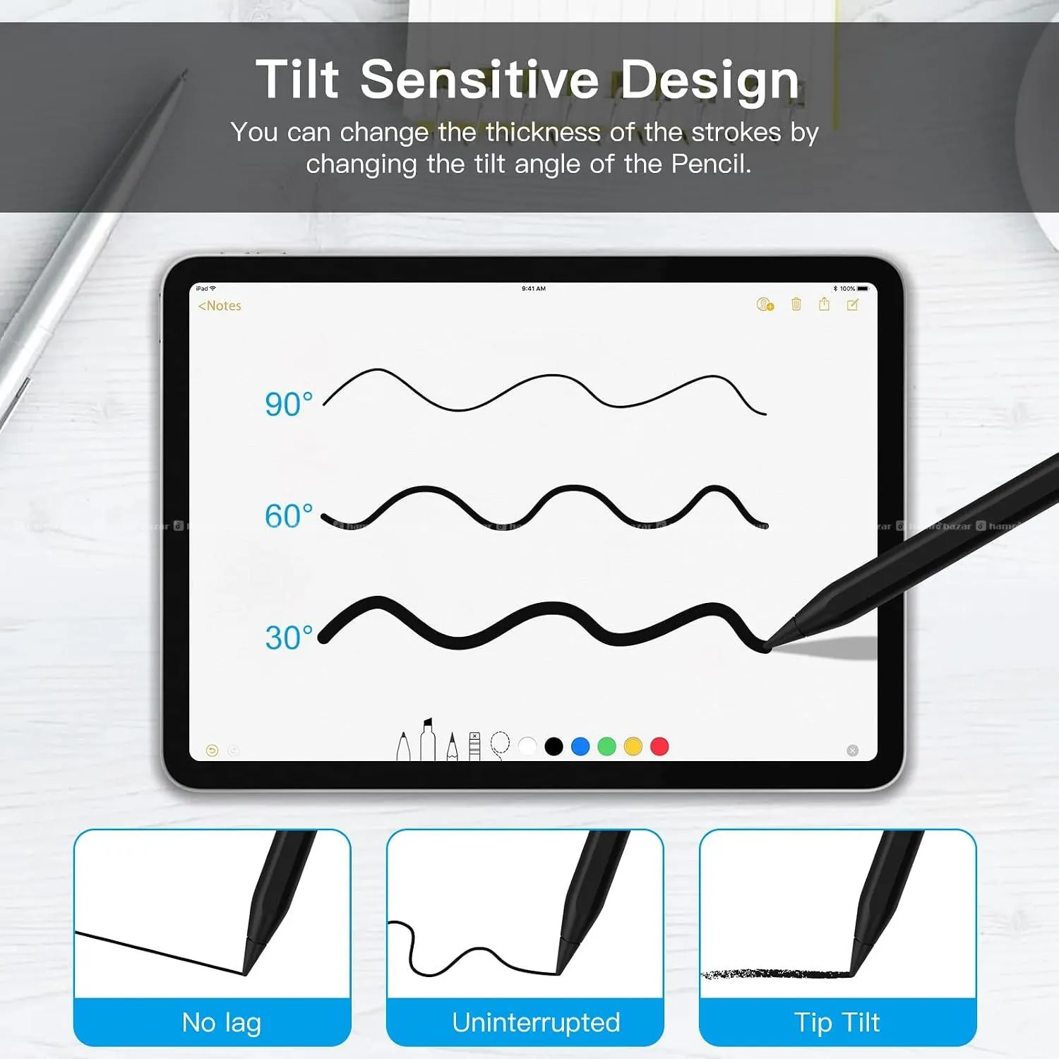 GOOJODOQ GD13 Wireless Charging Stylus Pencil iPad 2