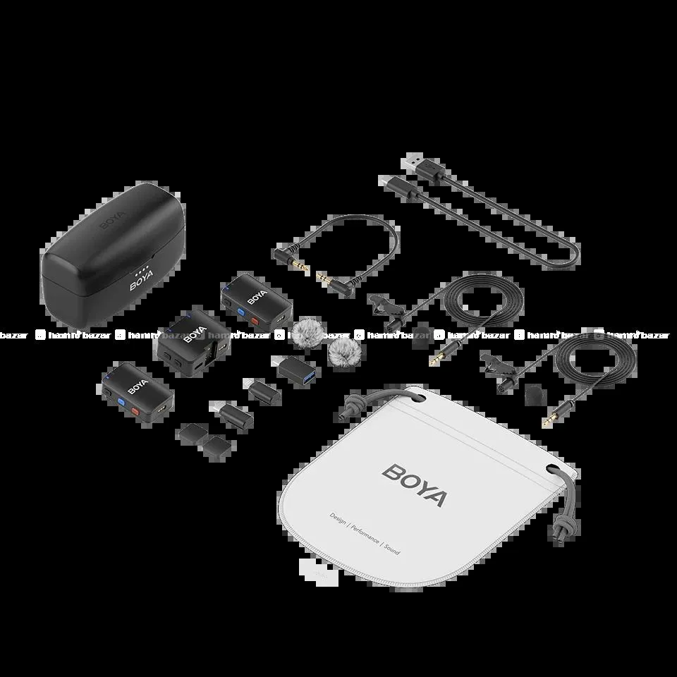 BOYA All in One Wireless Micrphone 4