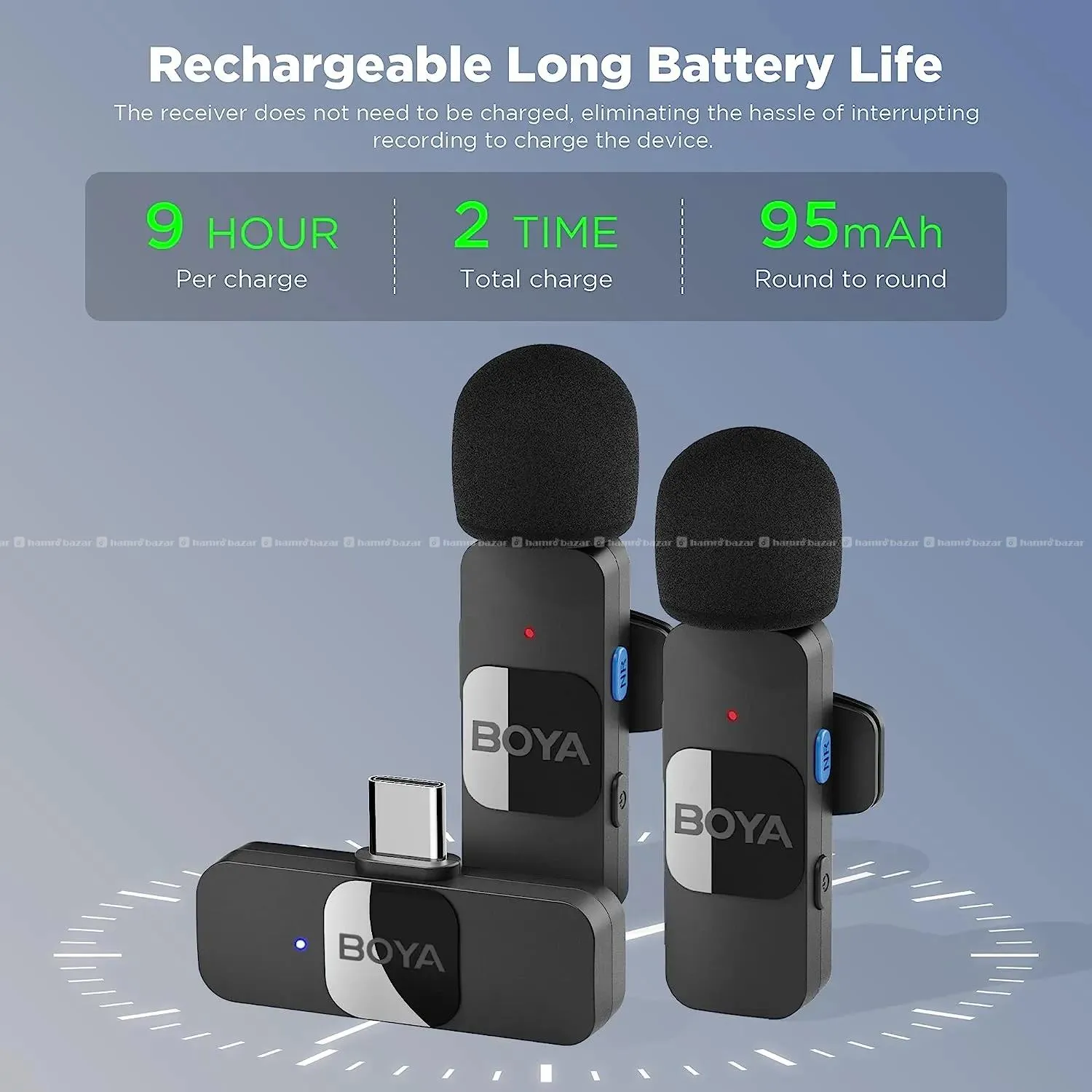 BOYA V20 V2.0 Wireless Microphone 2