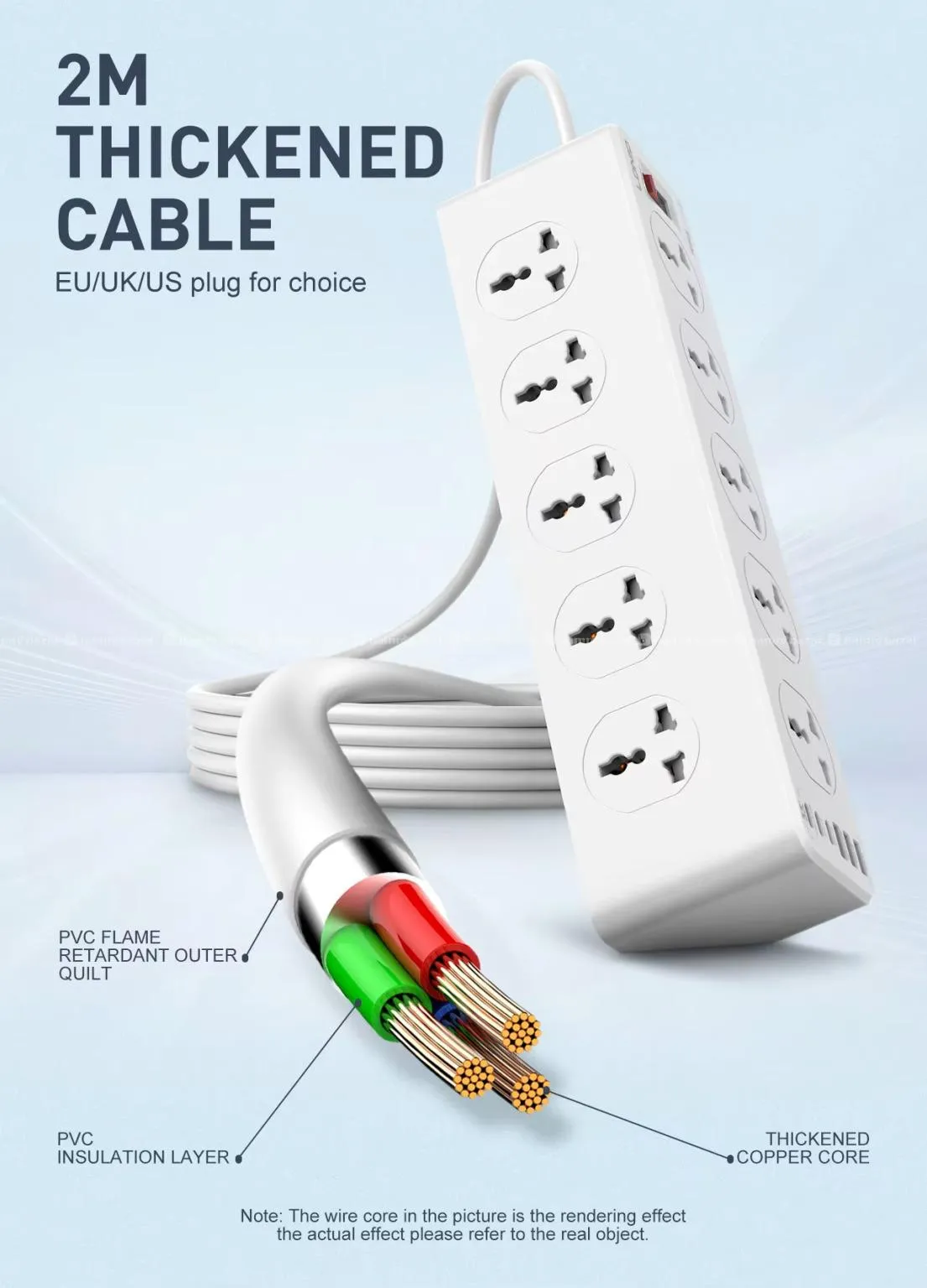 LDNIO | SC10610C Universal Power Strip 2