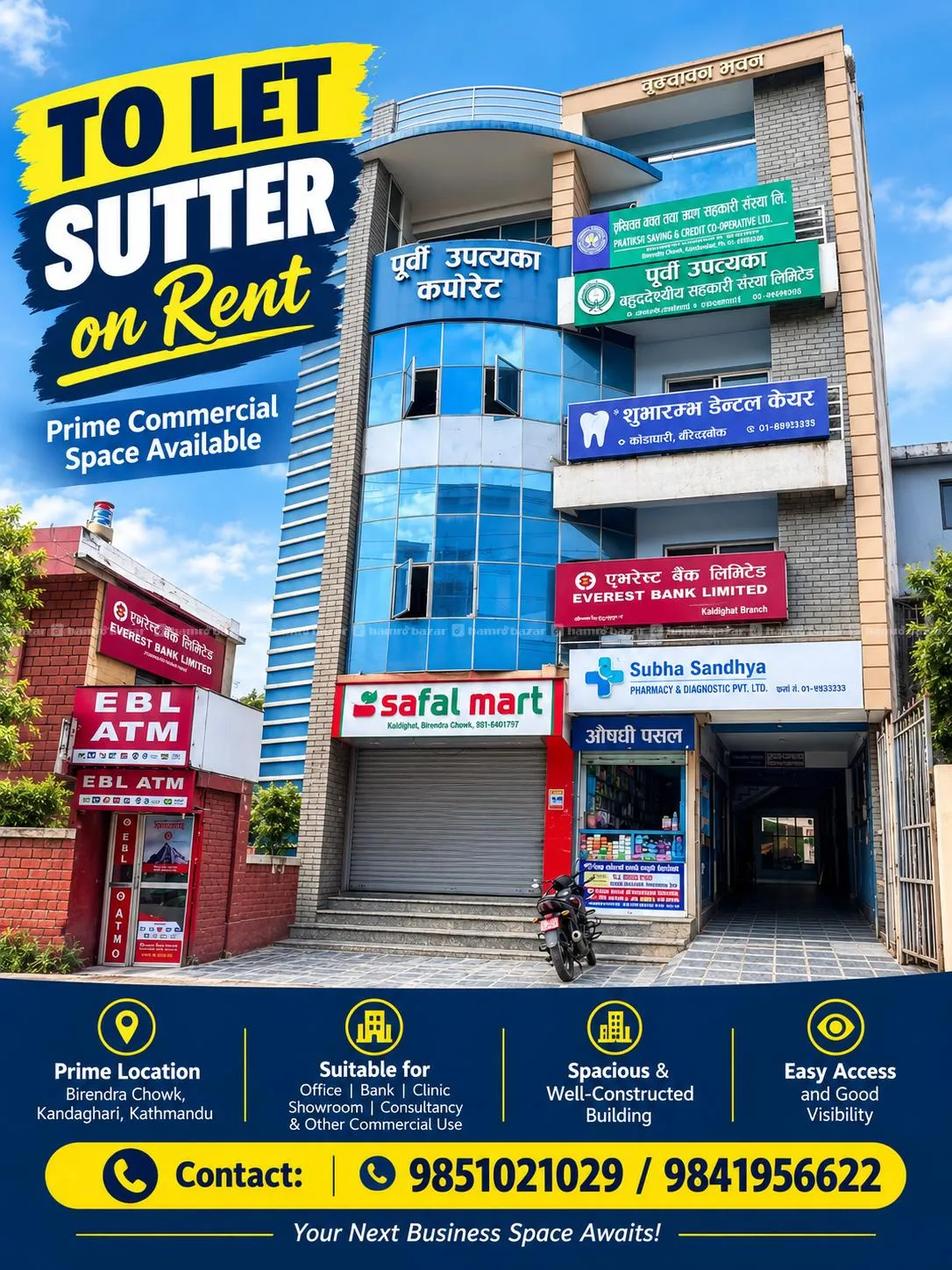Sutter Rent kadaghari Birendrachowk Everest bank