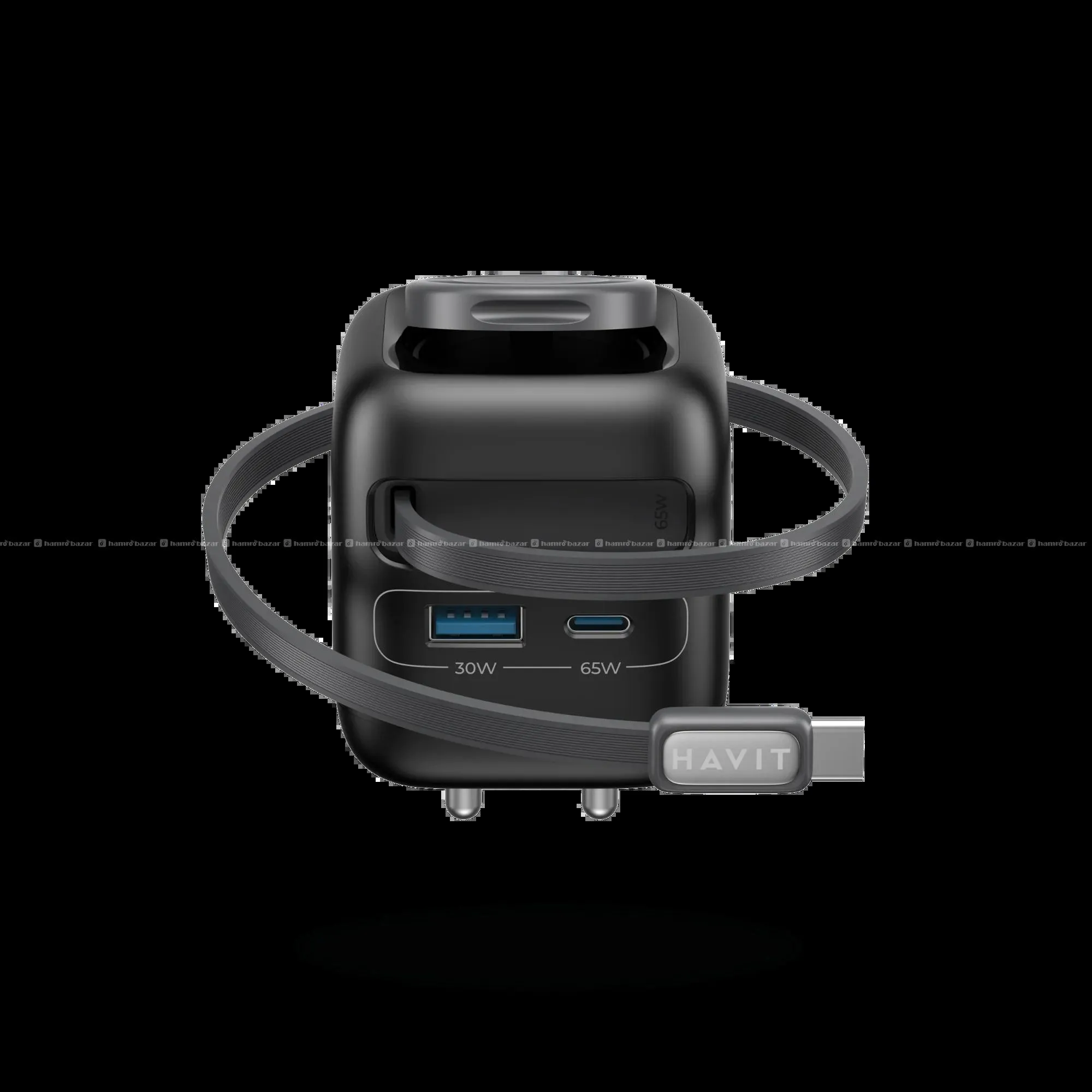 Havit UC250 A-UK USB retractable cable 5