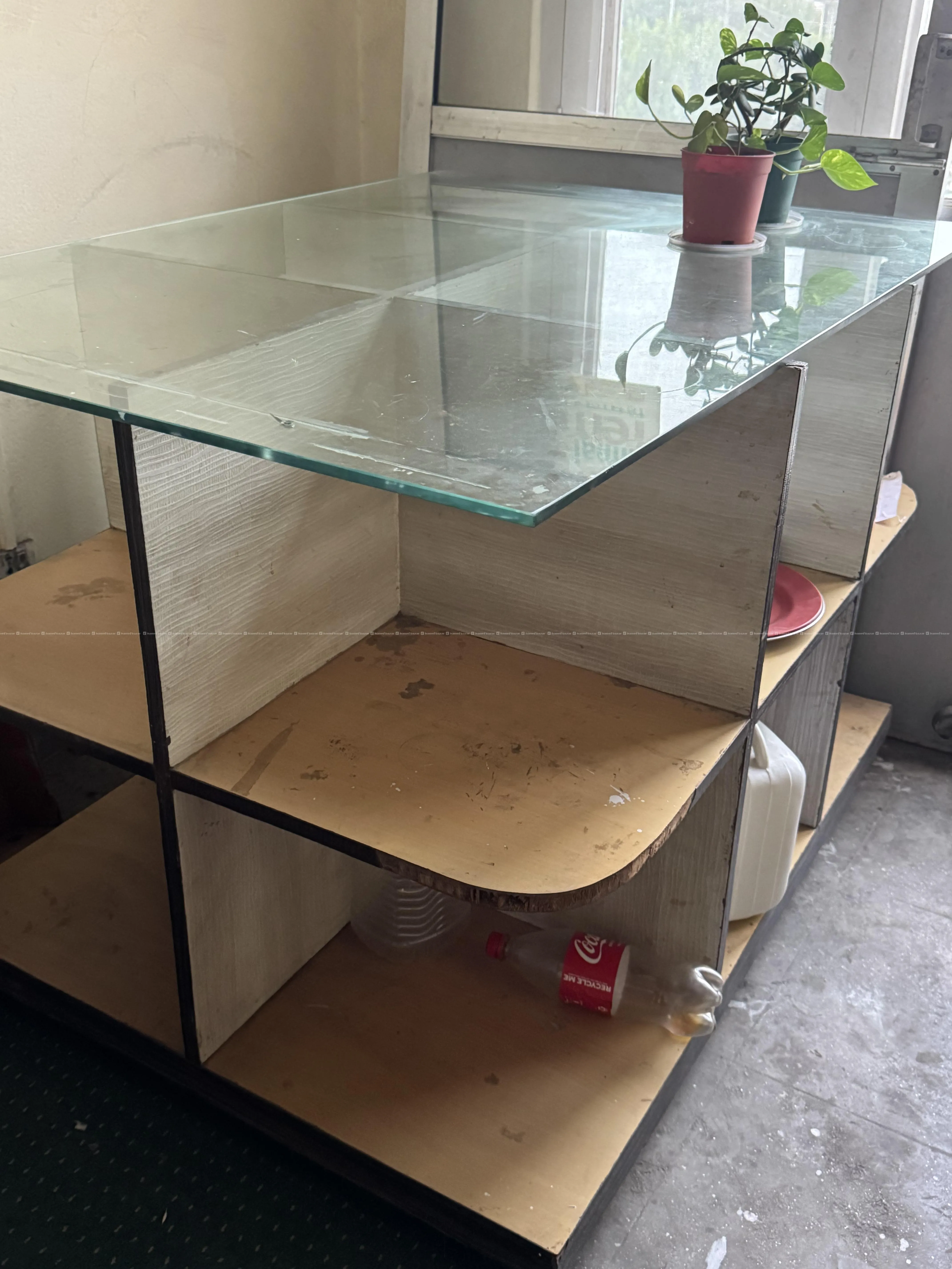 Wooden rack for shop and store