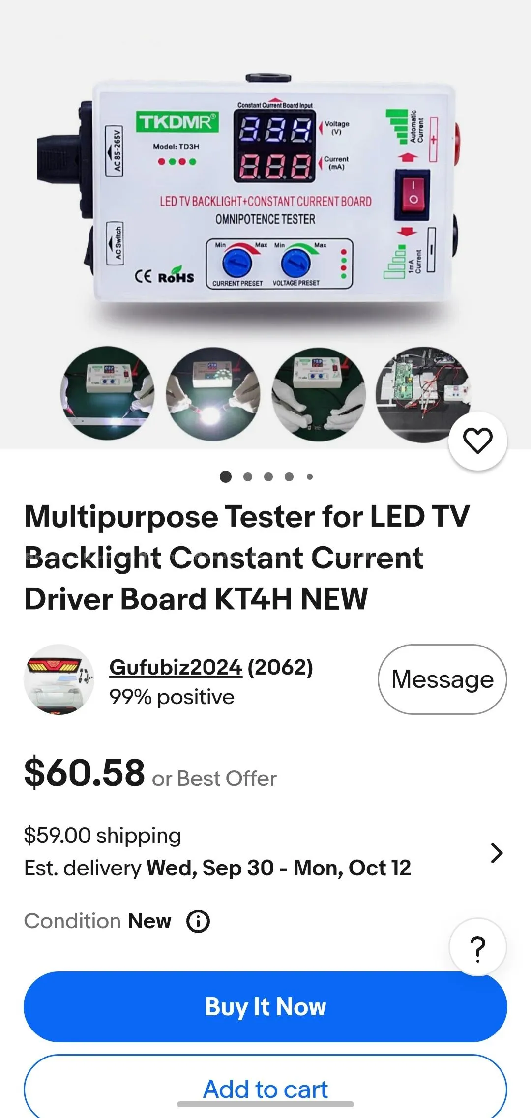 Led tv backlight tester 4