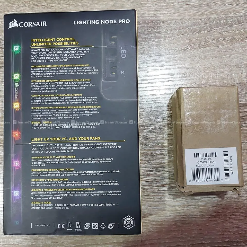 CORSAIR - iCUE Lighting Node PRO & Controller+Hub 2