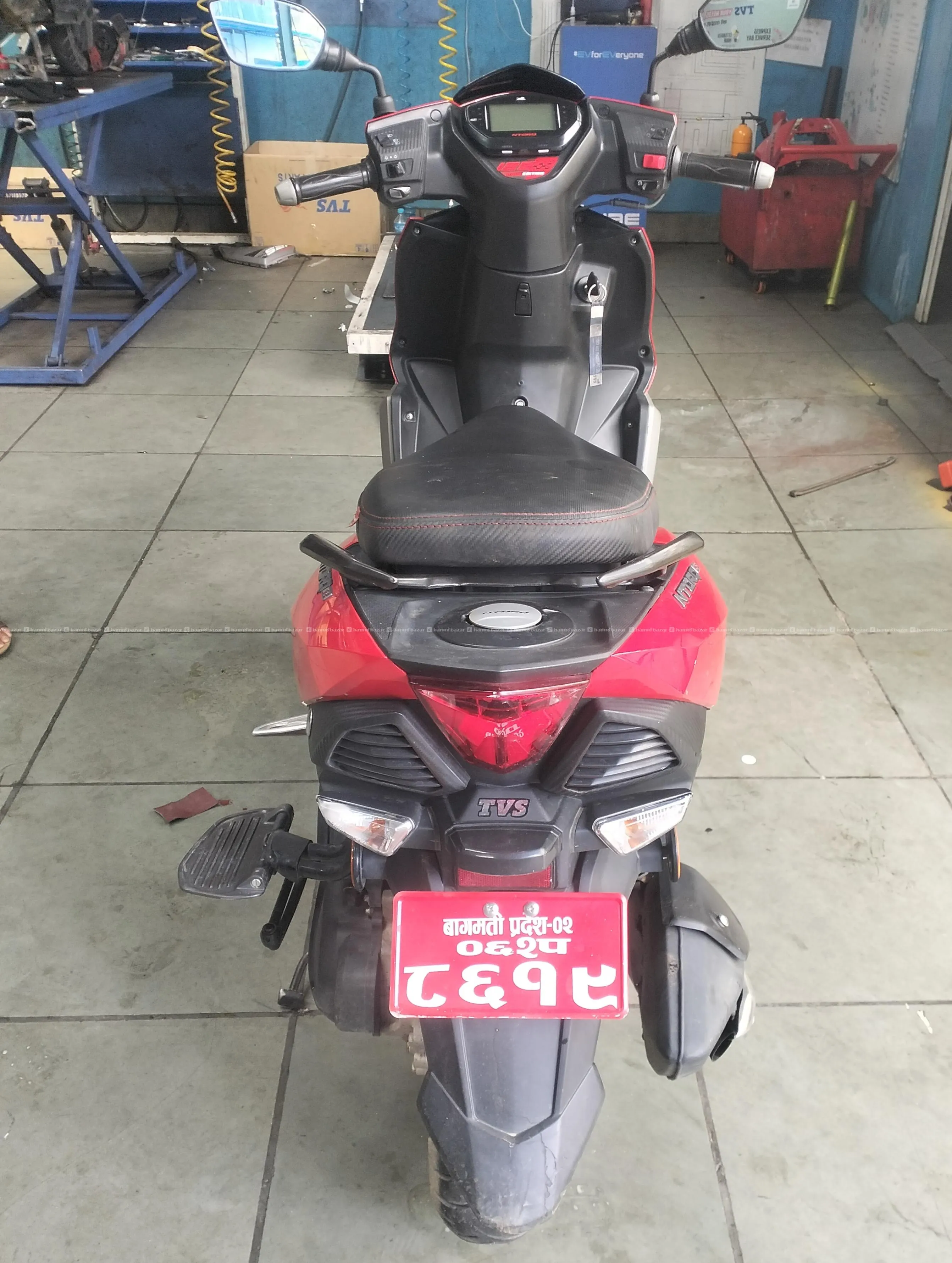 tvs ntorq fi on sale 4