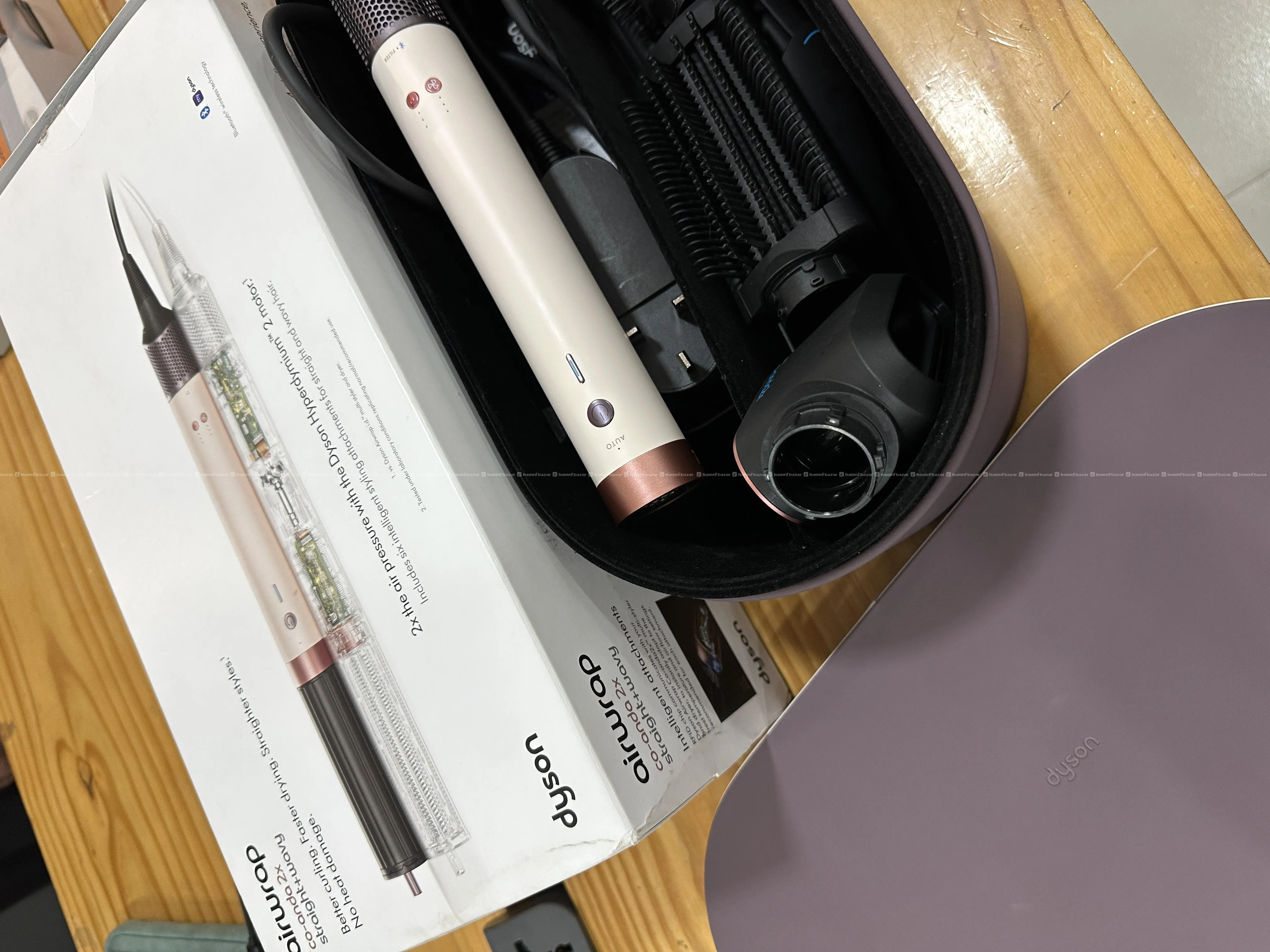 Dyson airwrap co-anda 2x straight + wavy on sale 2