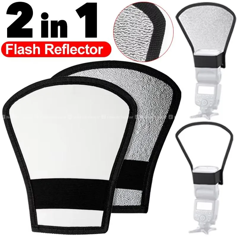 2-in-1 Speedlite Flash Reflector & Bounce Card 4