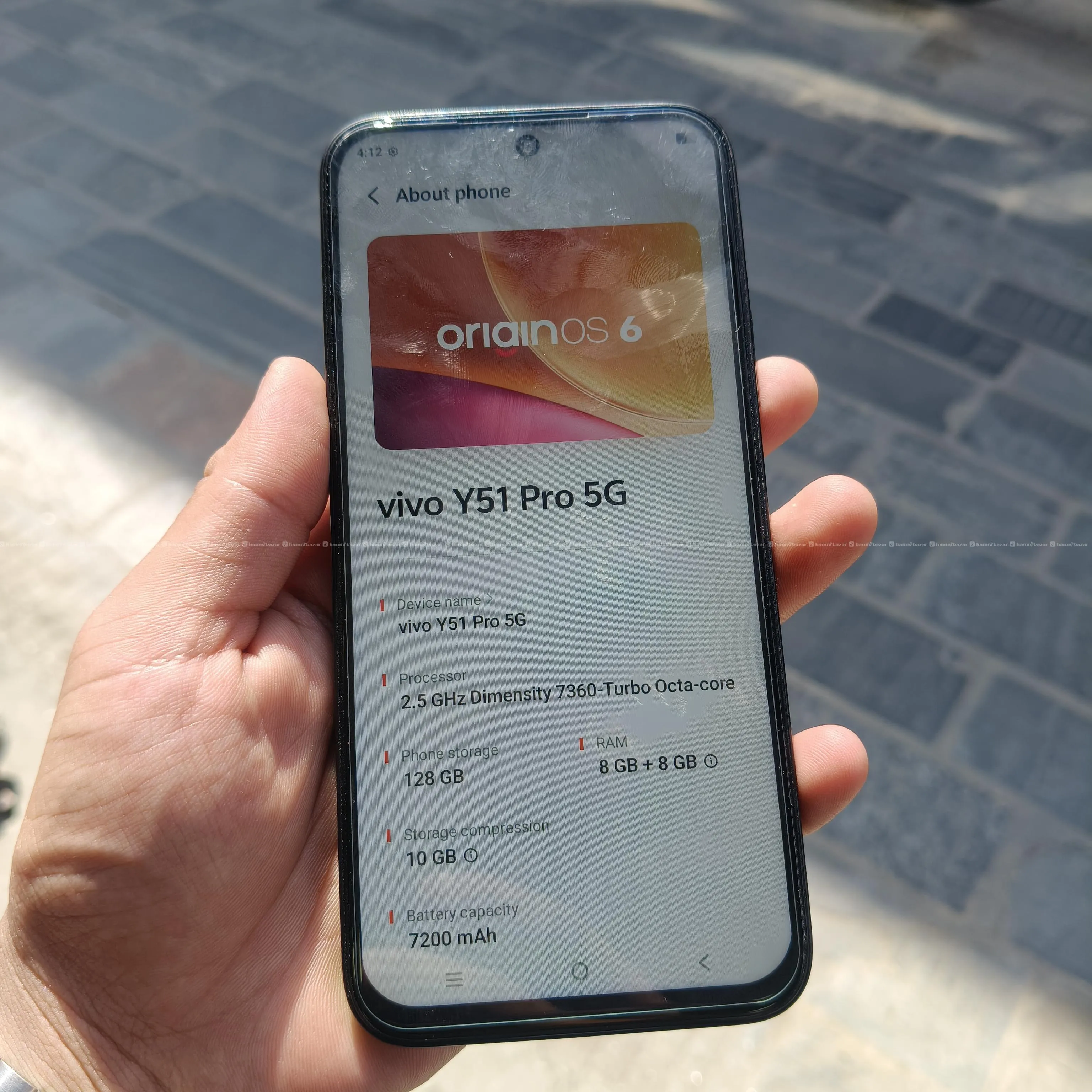 vivo y51 pro 5G (8/128) pubg 120fps 7200 mAh 5