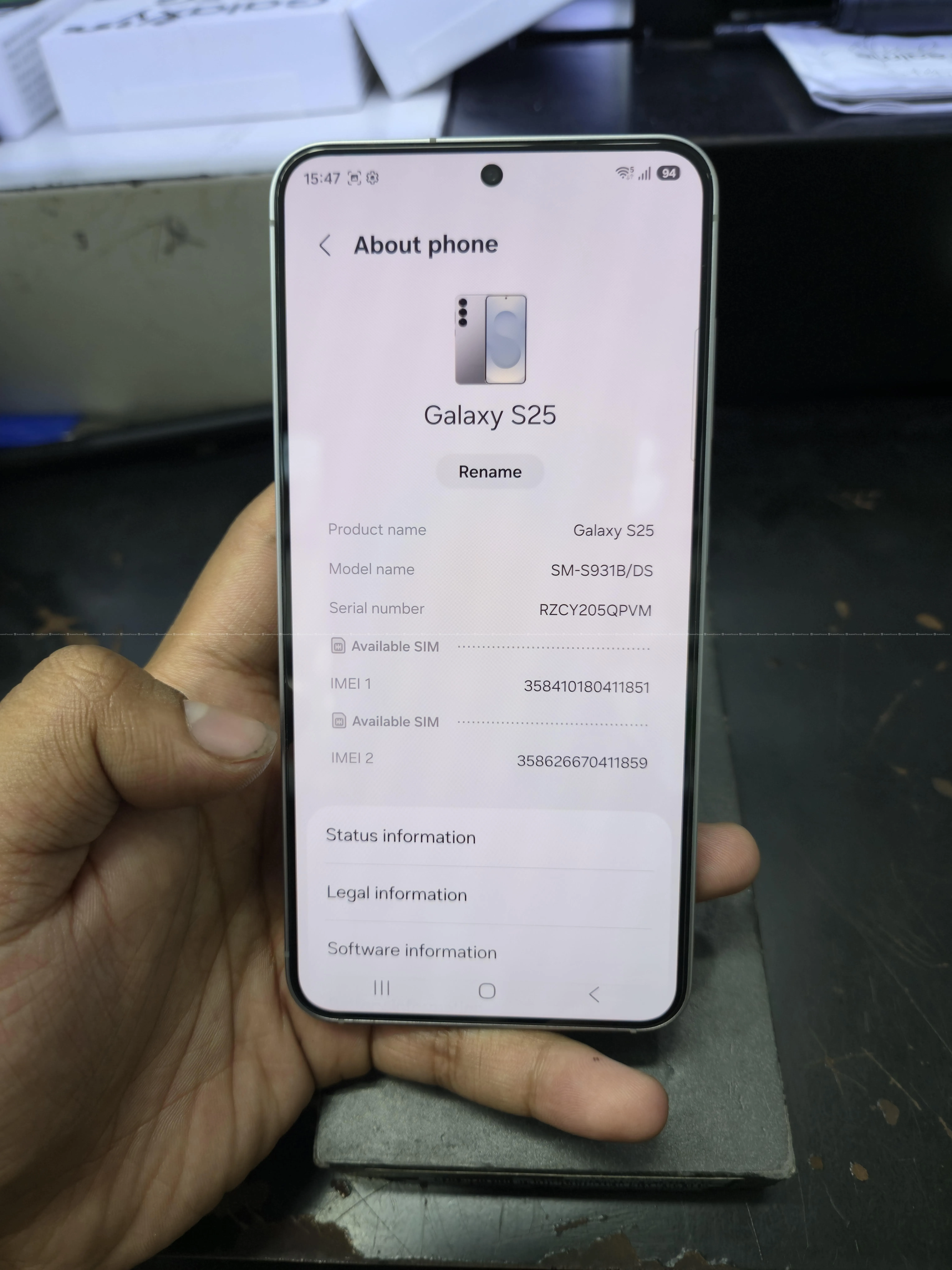 Samsung Galaxy S25 (12/256) 4