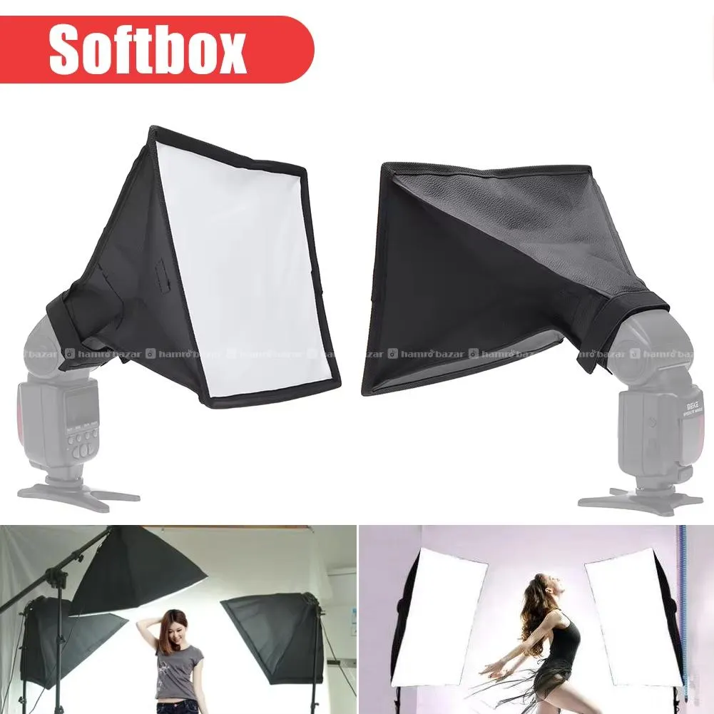 Camera Speedlite Flash Softbox Light Diffuser 7
