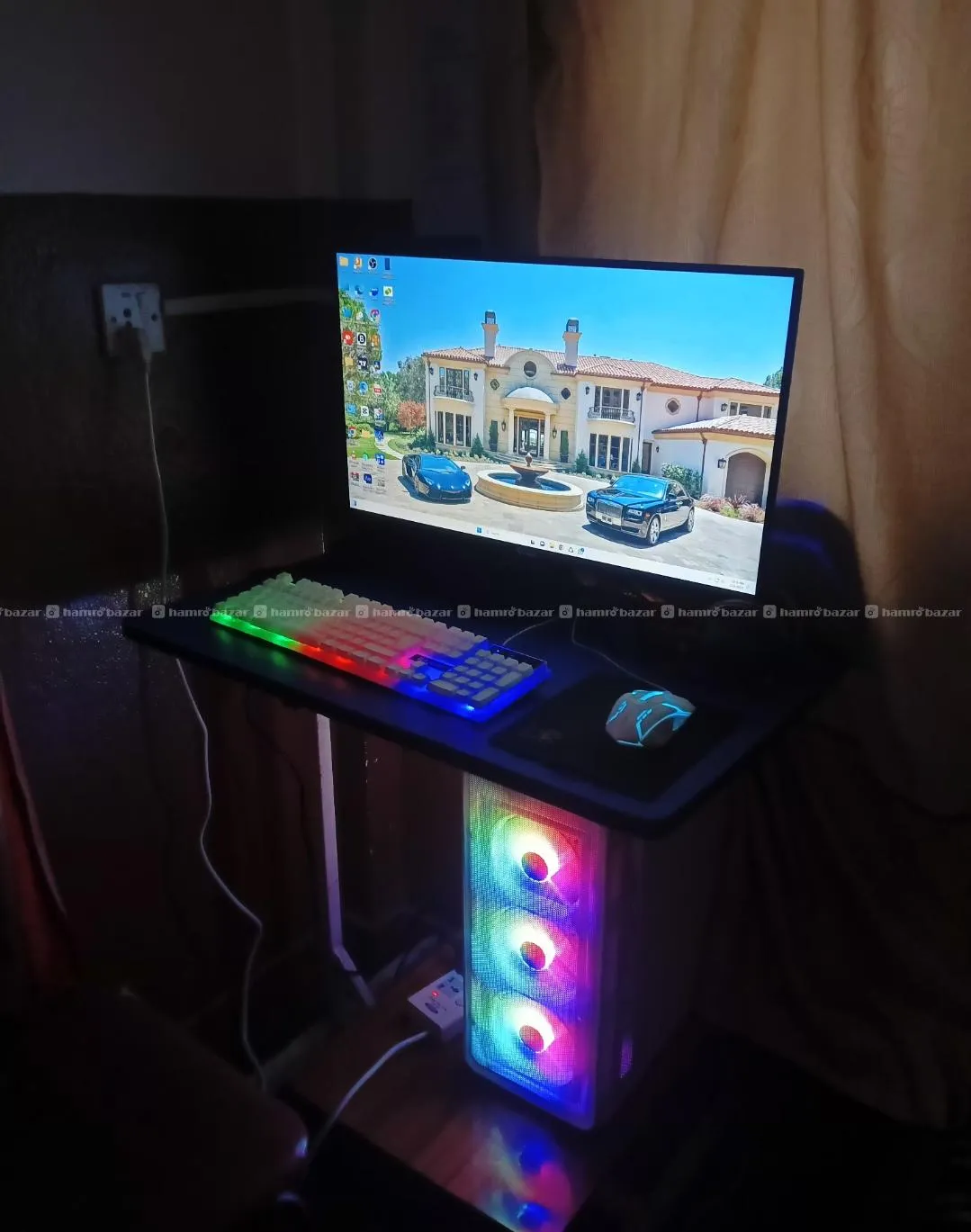 Gaming CPU With Ryzen 7 5700g,PUBG 90 FPS,4K EDITI 3