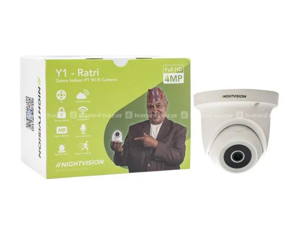 NV NightVision Y1-Ratri Dome Indoor WiFi CCTV