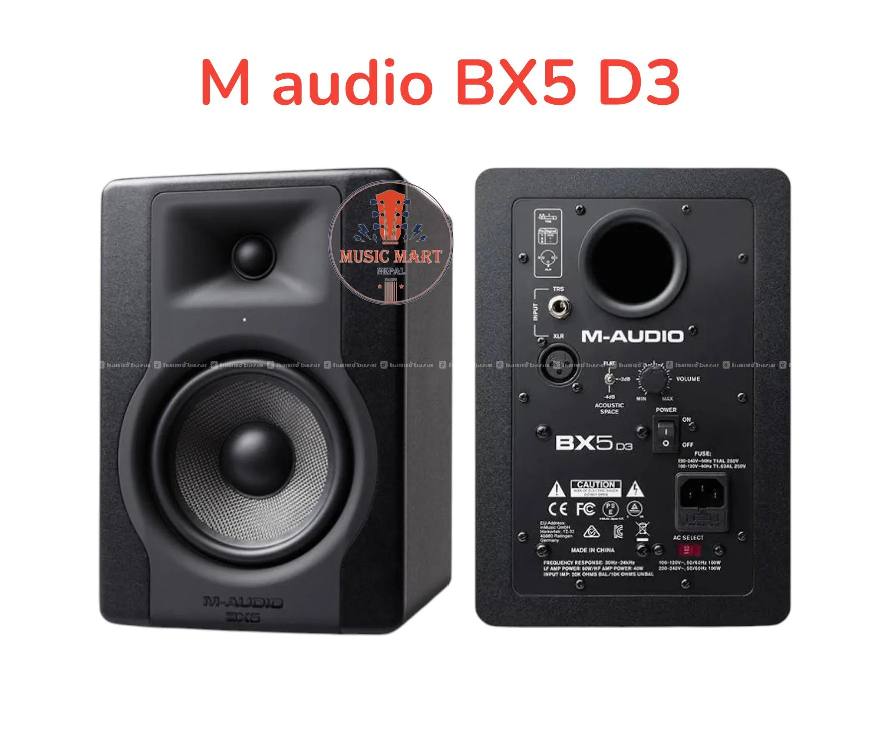 M-Audio BX5B3 Studio Moniter Pair 2