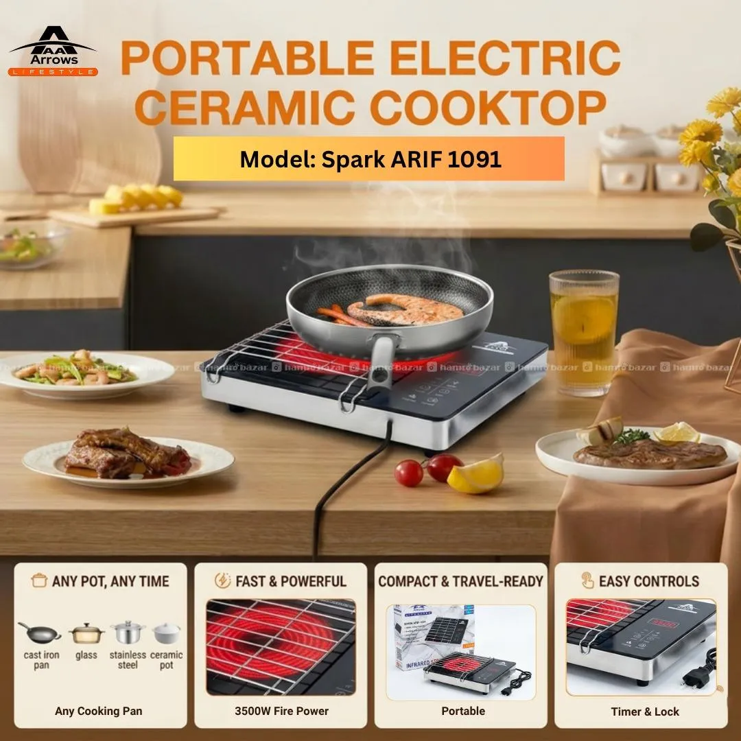 Arrow Infrared Induction Cooker 3500 Watt 3