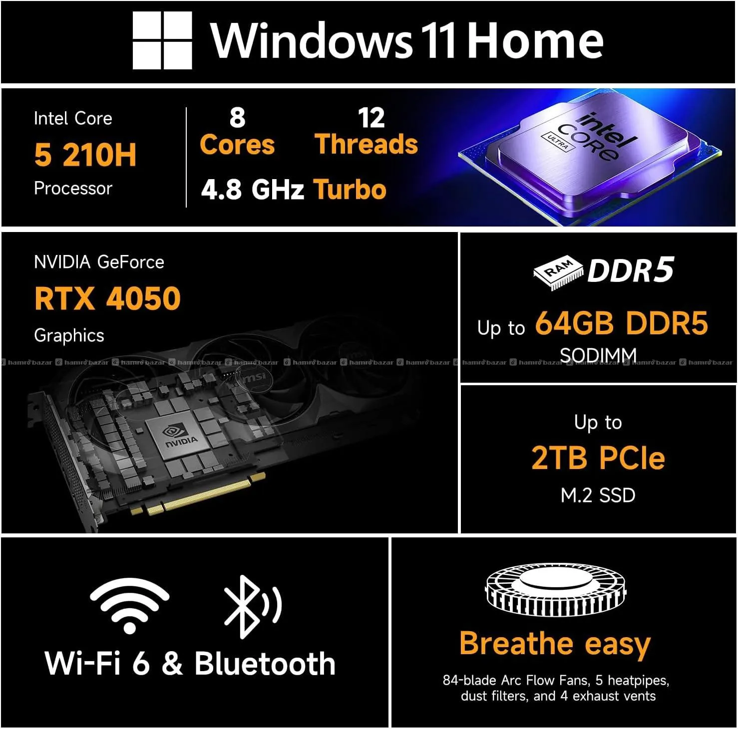 Tuf Gaming F16 Core 5 210H, 16" 144Hz,16/1tb/4050 6