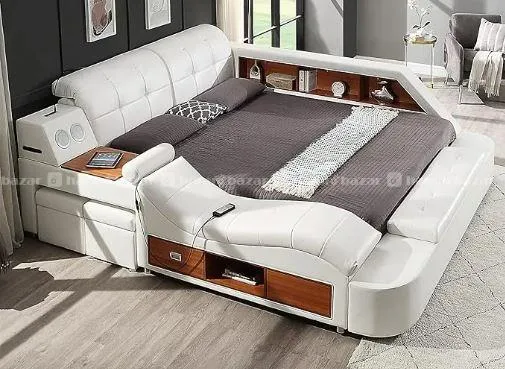 Modern Luxury Smart Bed with Massage