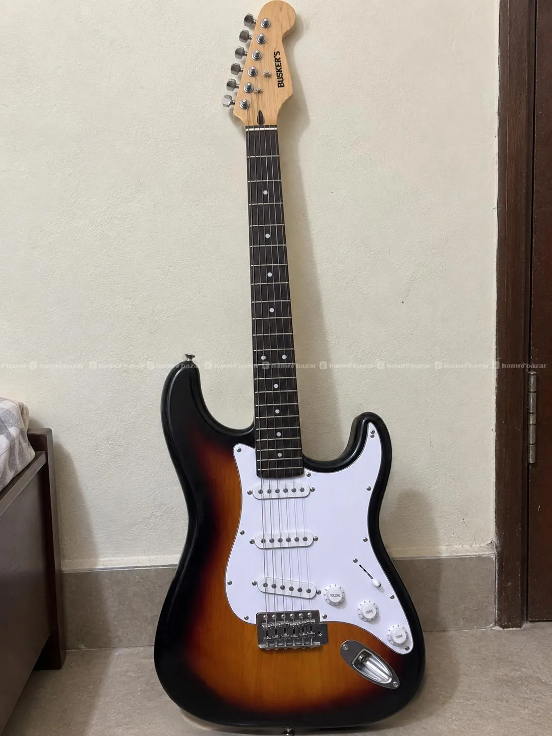 Busker’s Strat Style Electric Guitar – Sunburst 2