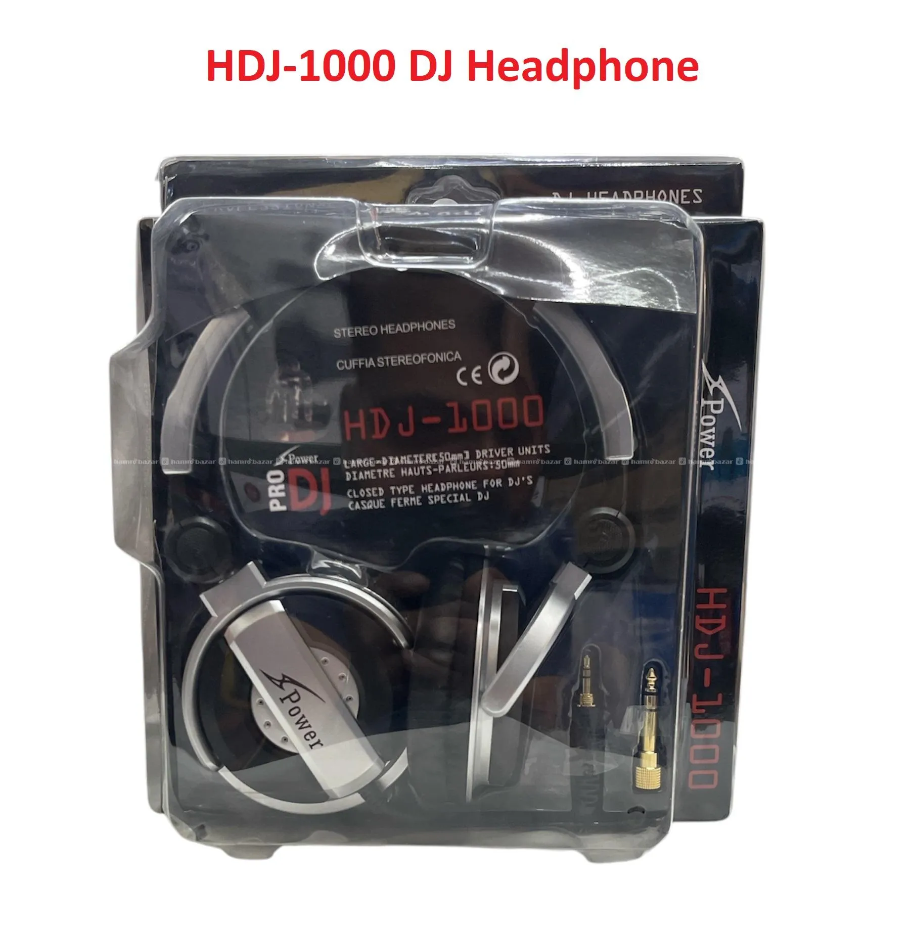 HDJ-1000 Stereo Headphones / DJ Headphones 2