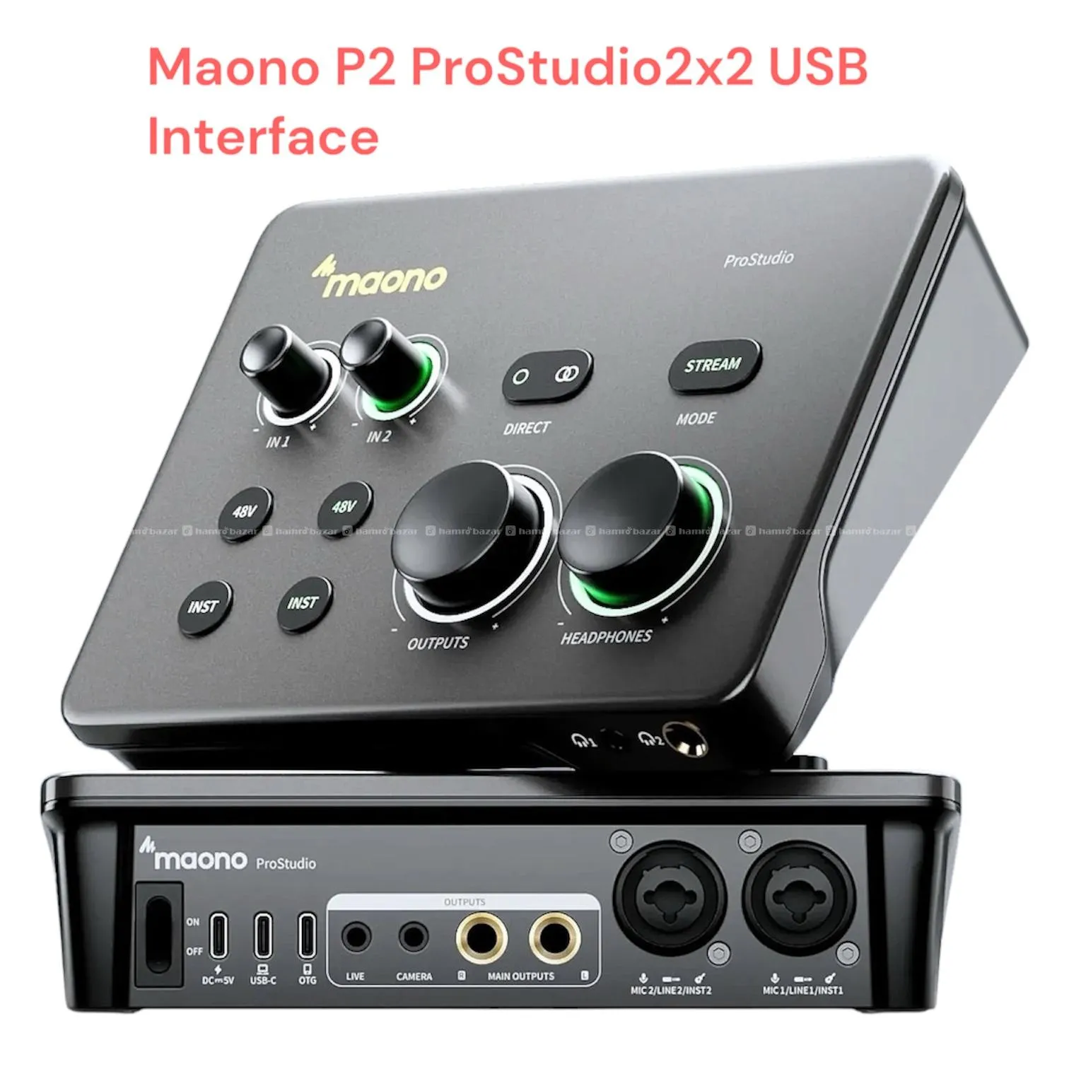 Maono P2 USB Hybrid Audio Interface 3
