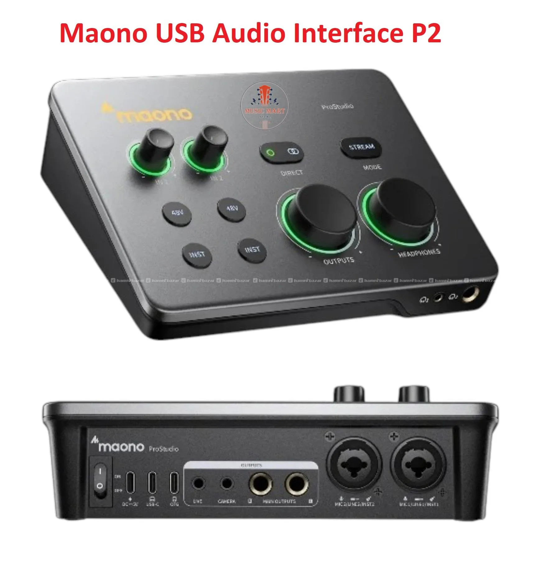 Maono P2 USB Hybrid Audio Interface 2